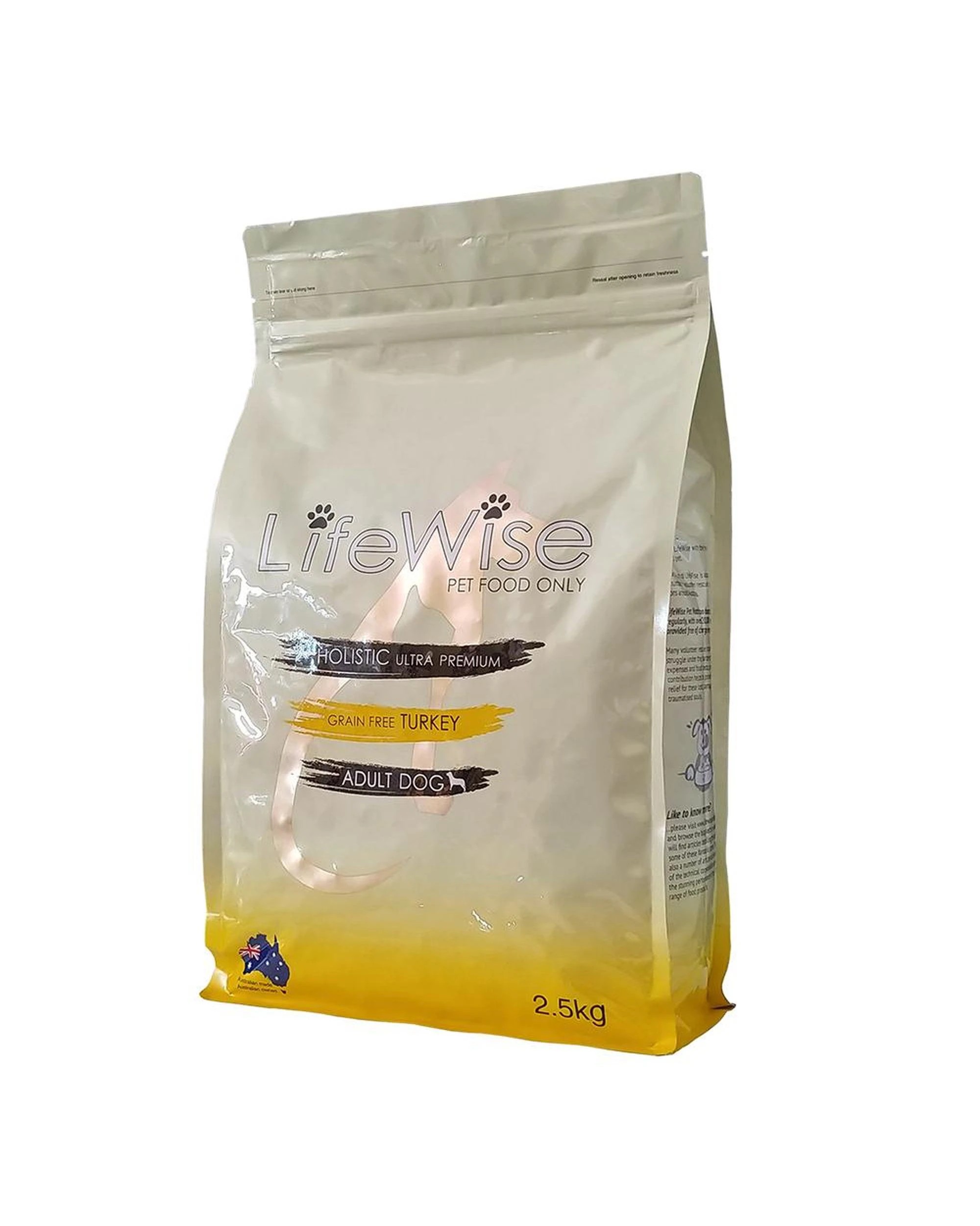 1 Lifewise Adult Dry Dog Food Turkey w/ Vegetables 2.5kg, 1 of 1