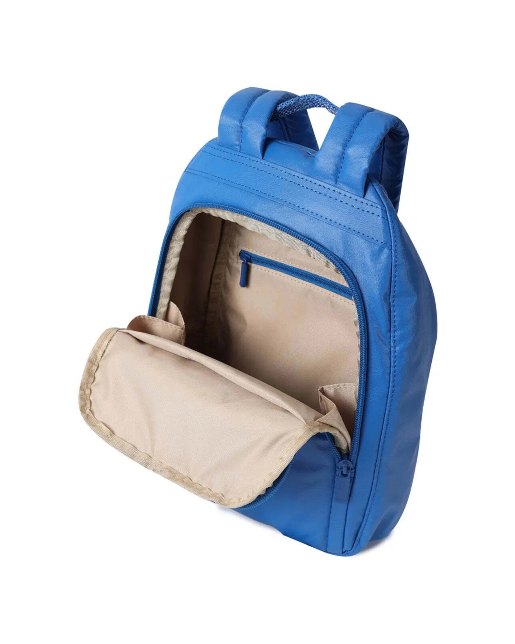 2 Hedgren Vogue Small Backpack RFID Pocket Lightweight Durable Bag Creased Strong - Blue, 2 of 6