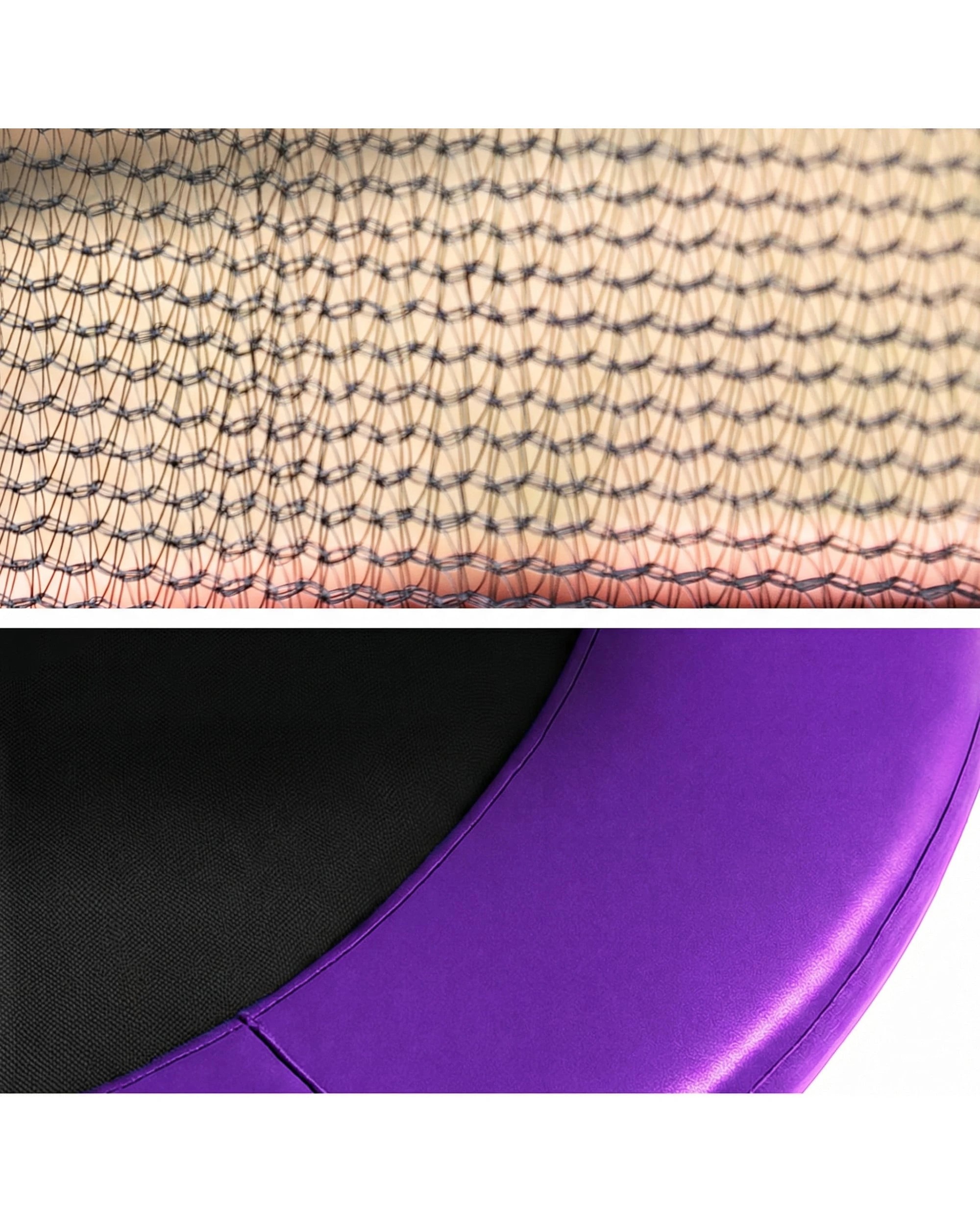 5 Kahuna 10ft Trampoline Replacement Safety Pad and Inner Net Outdoor Enclosure Netting - Purple, 5 of 5