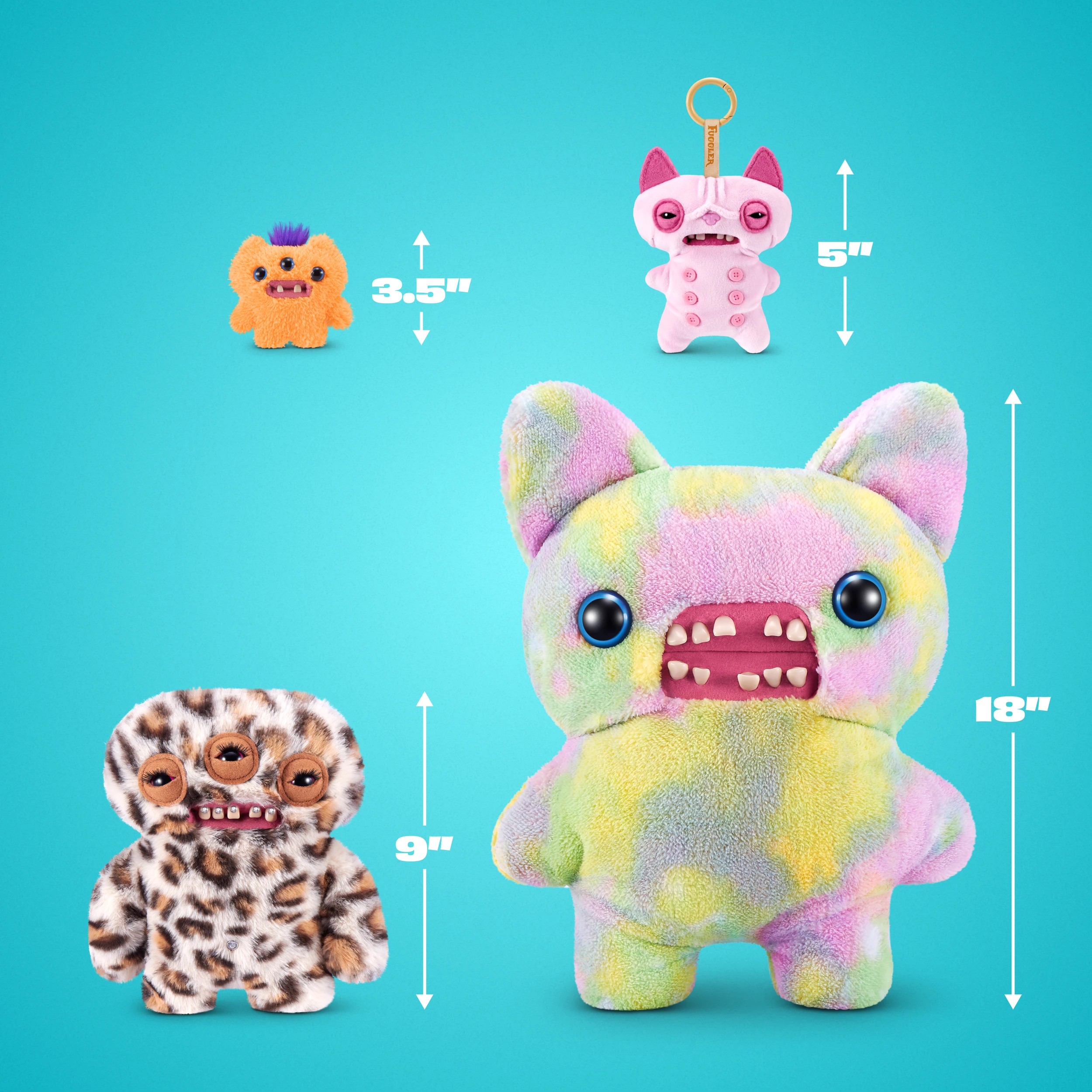 7 12cm Zuru Fuggler Alley Cats Plush Bag Charms - Assorted, 7 of 10
