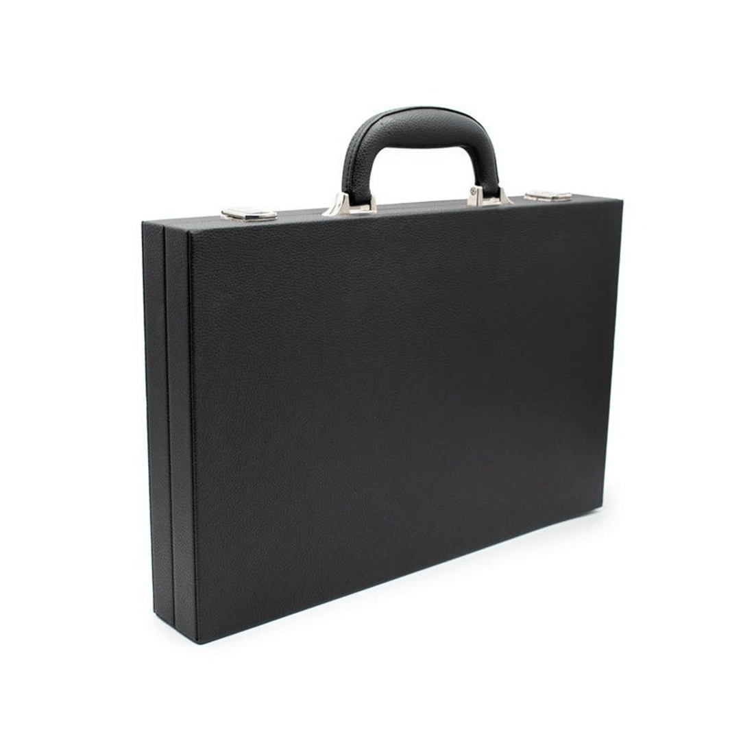 4 Lets Play Distribution LPG Classics Backgammon Set - Black Leather, 4 of 7