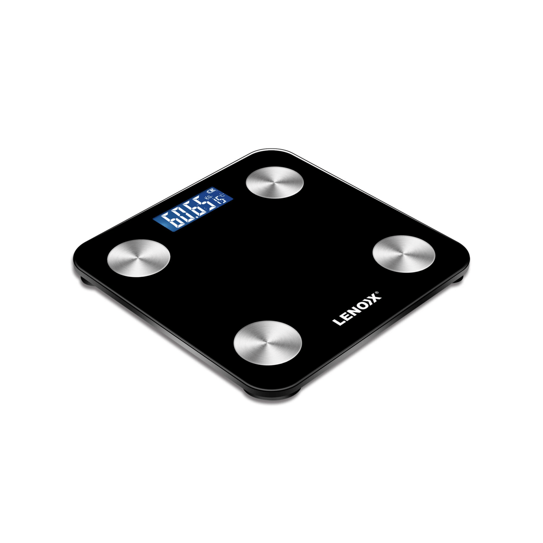 2 Lenoxx Smart Body Scale w/ Bluetooth, LED, Weight Tracking & Recording, 2 of 3