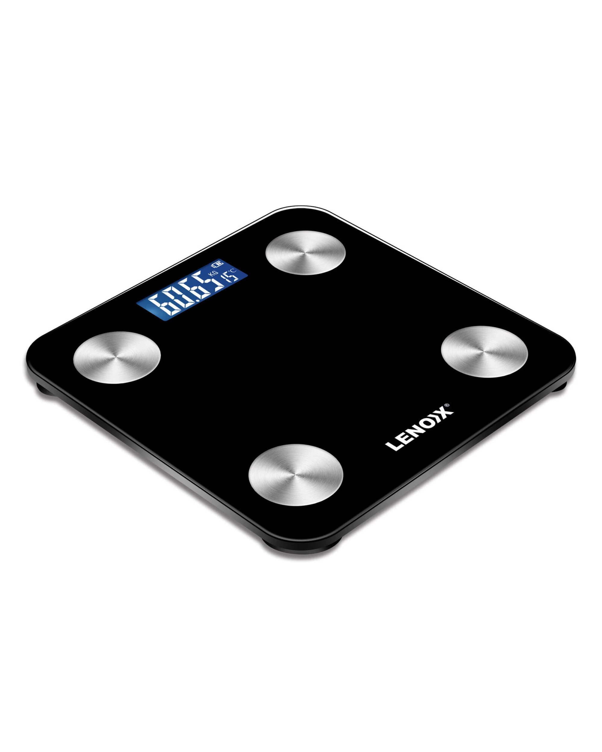 2 Lenoxx Smart Body Scale w/ Bluetooth, LED, Weight Tracking & Recording, 2 of 3