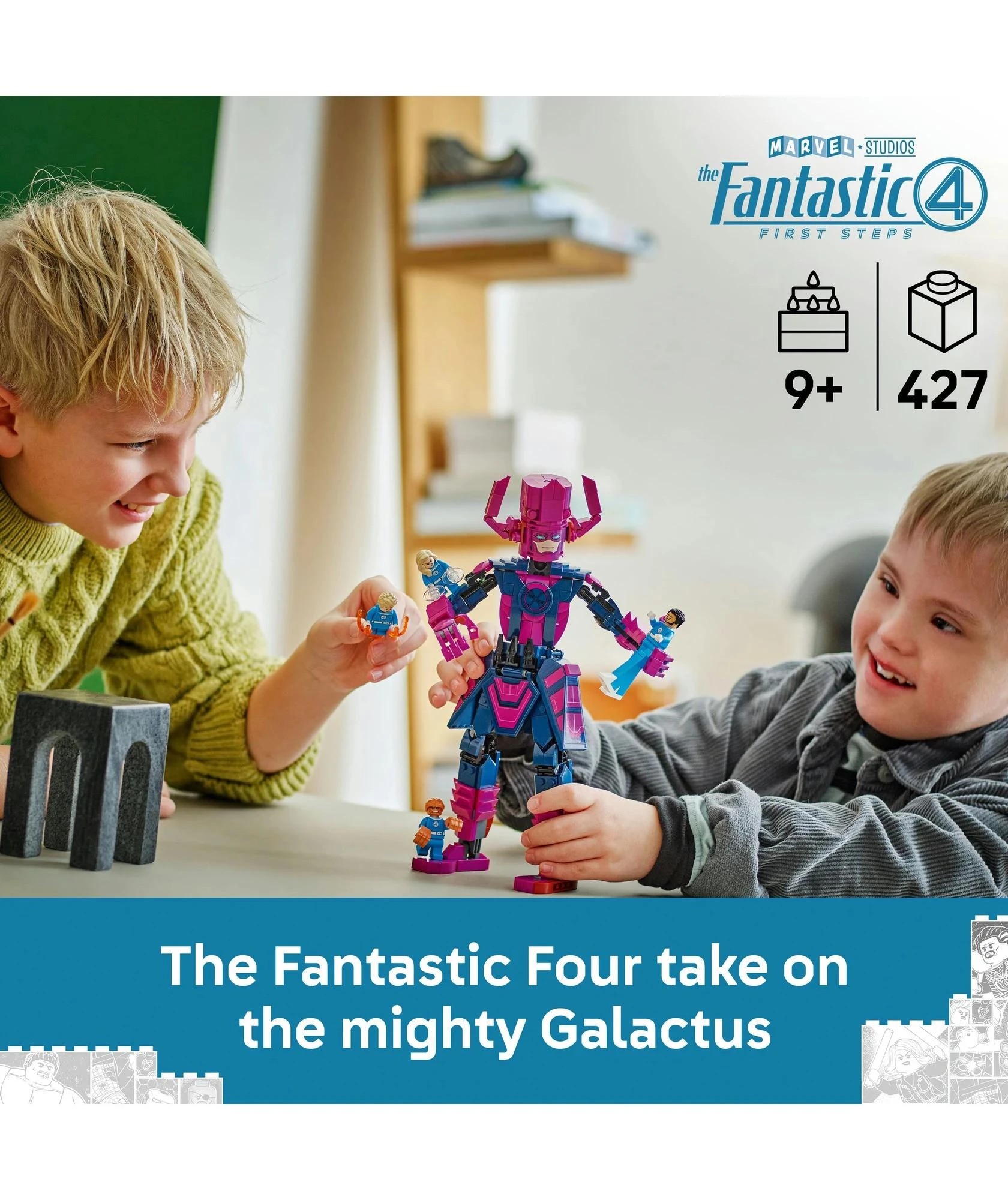 2 LEGO® Super Heroes Mavel Fantastic Four vs. Galactus Construction Figure 76316 - Multi, 2 of 10