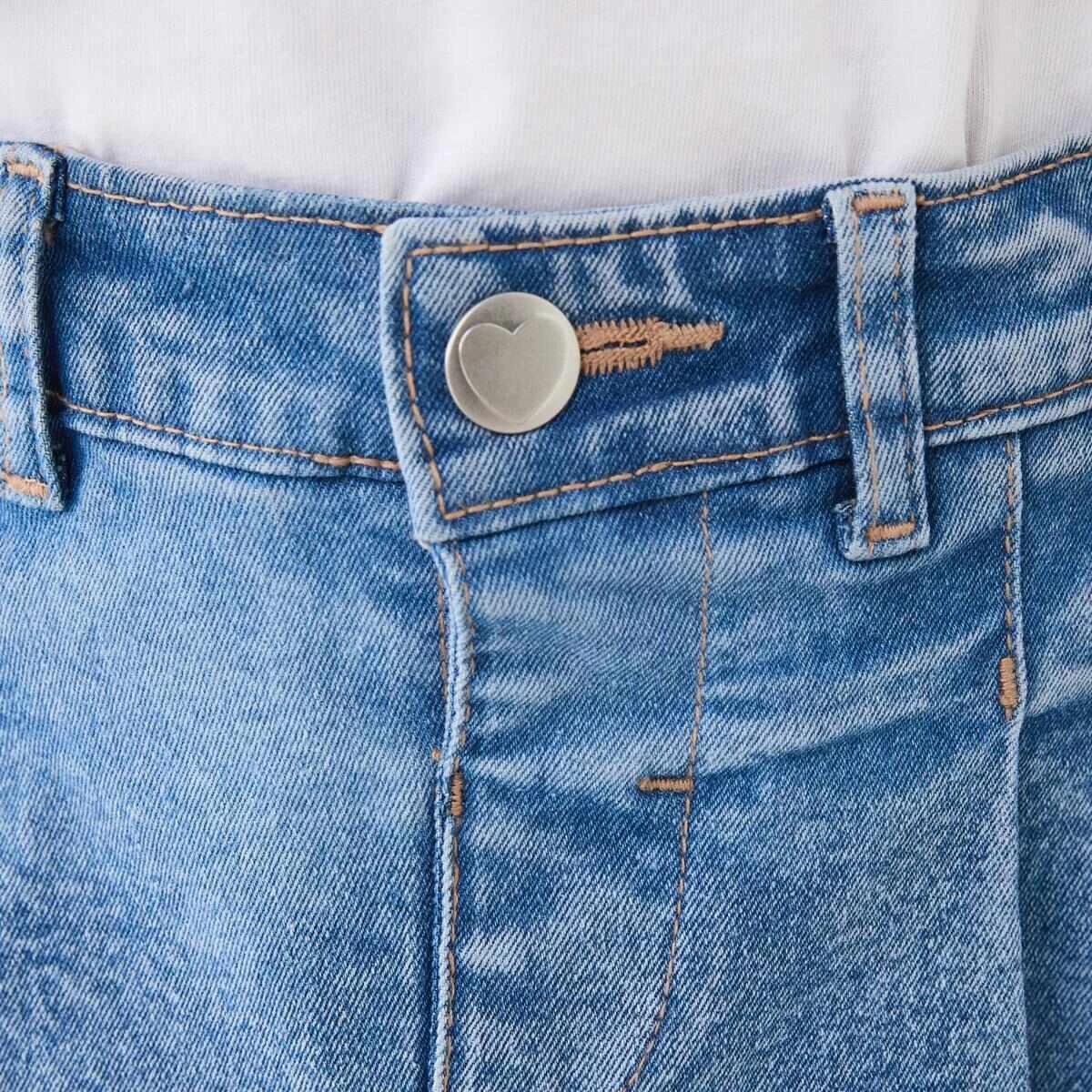 3 Denim Skort LIGHT WASH, 3 of 6