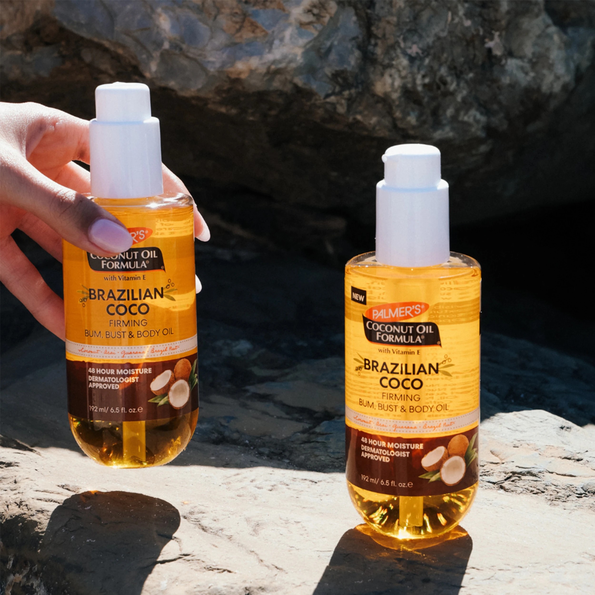 5 Palmer's Brazilian Coco Firming Bum, Bust & Body Oil 192ml - Coconut, Acai, Guarana and Brazil Nut, 5 of 5