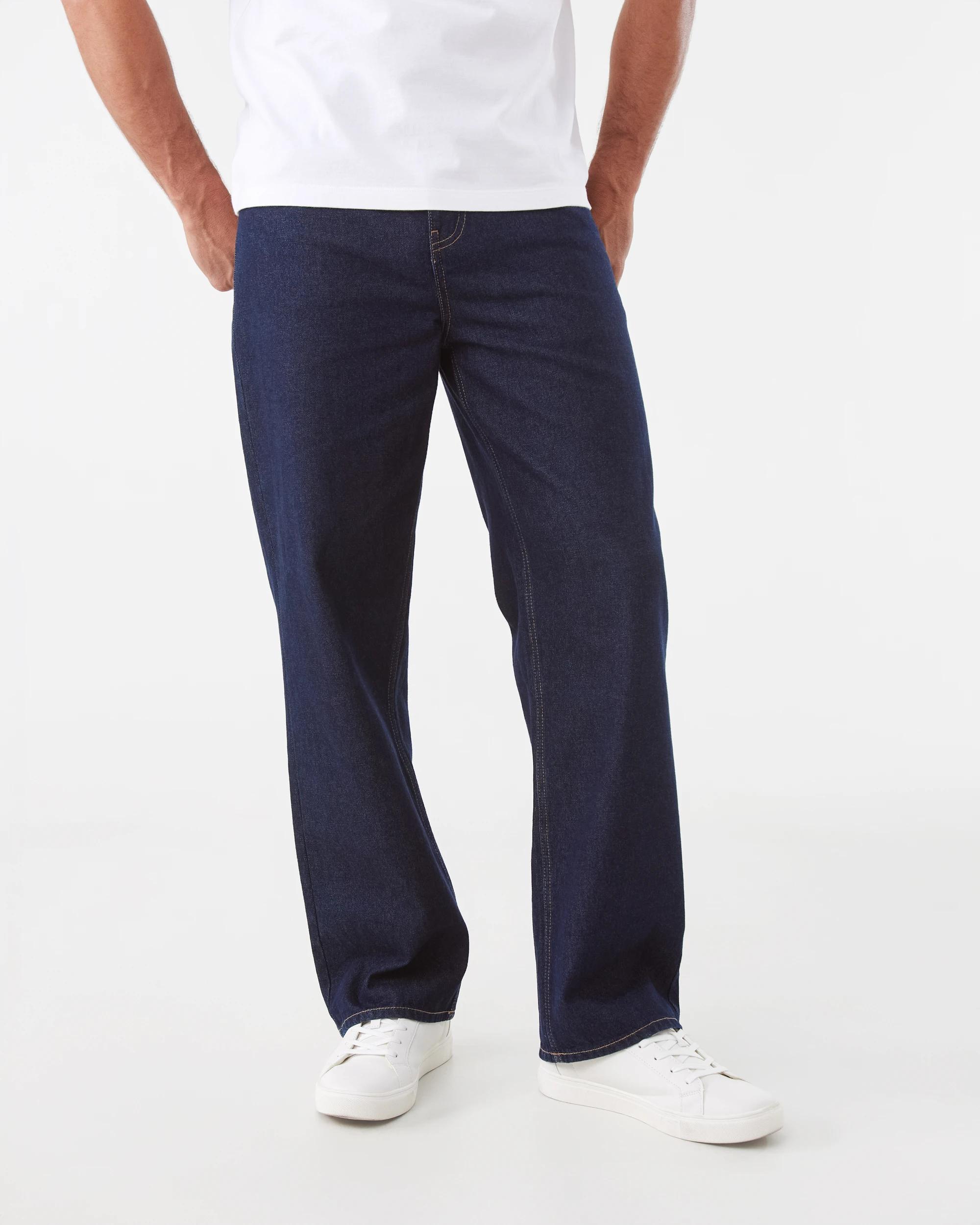1 Relaxed Jeans Dark Rinse, 1 of 6
