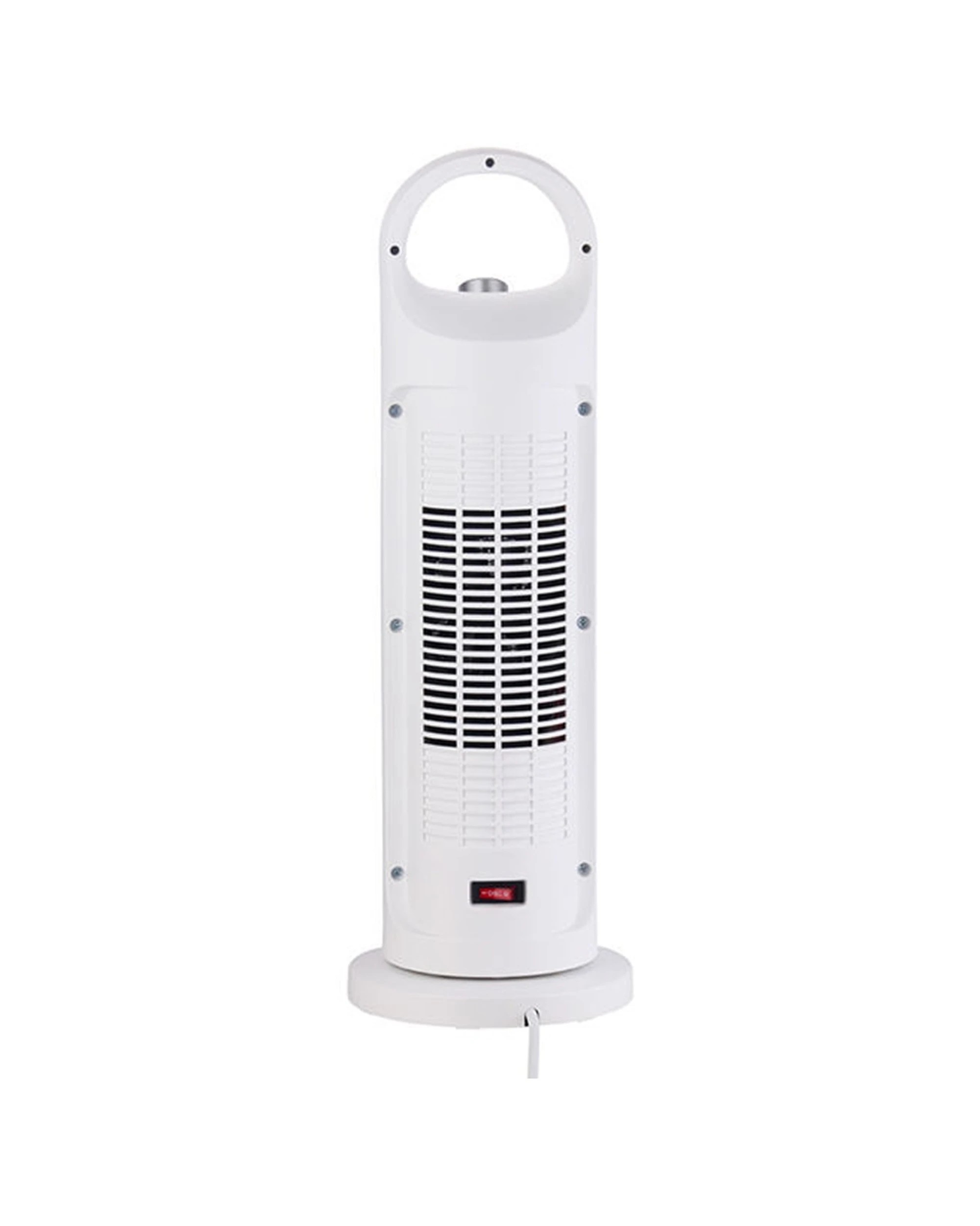 4 Heller 2000W Ceramic Oscillating Tower Mini Heater Adjustable Thermostat - White, 4 of 4