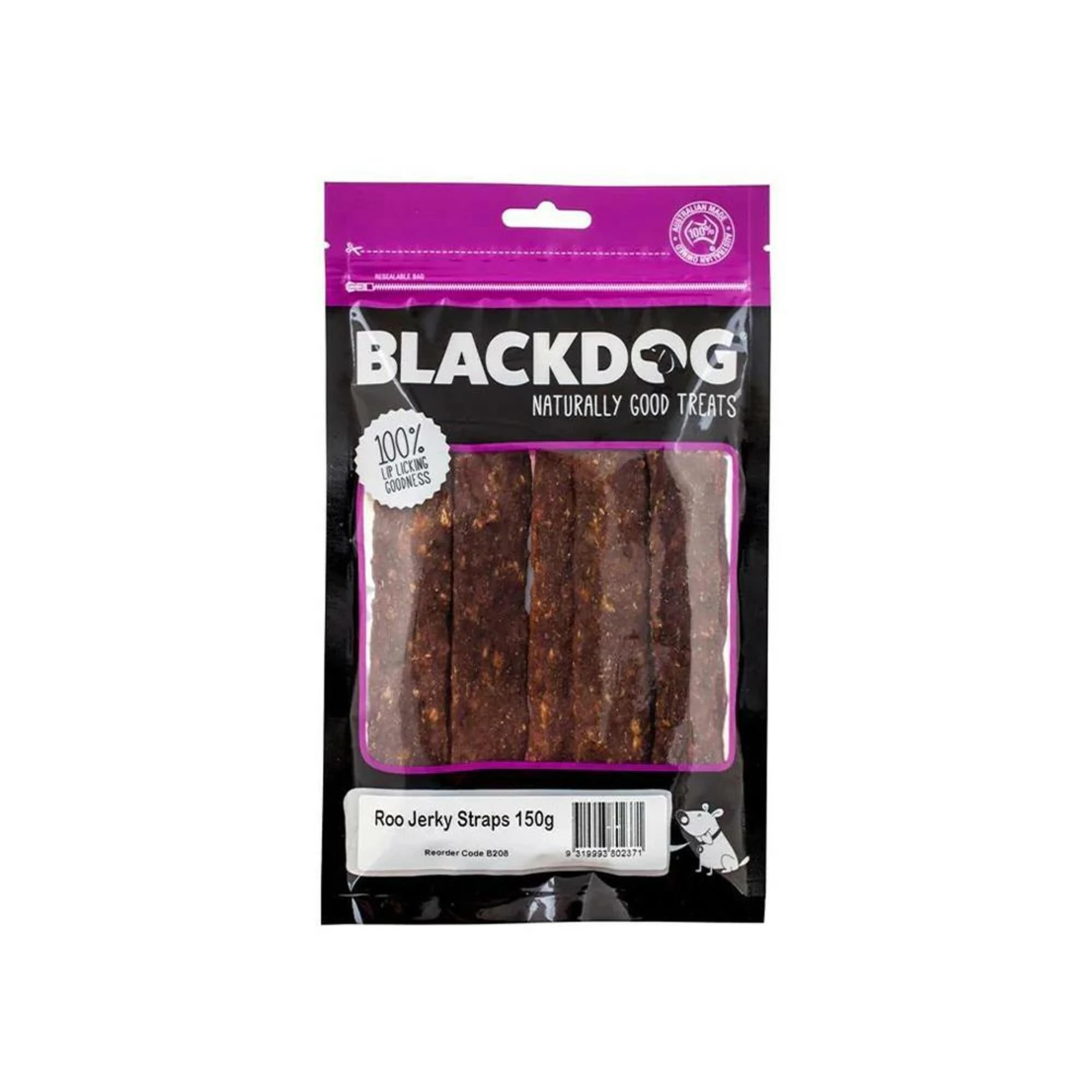 1 Black Dog Roo Jerky Straps 150g, 1 of 1