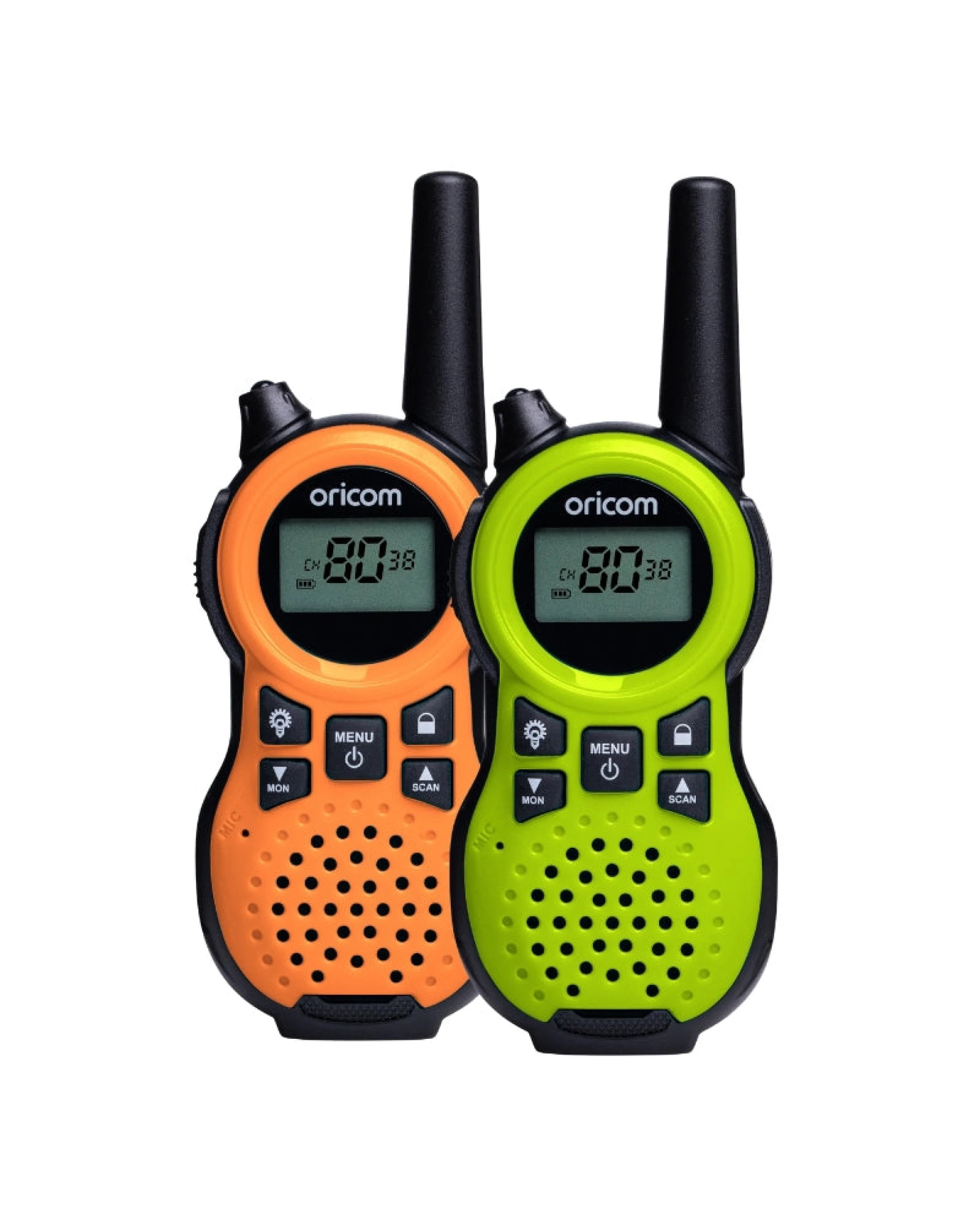 1 Oricom UHF795OG Handheld UHF CB Radio Twin Pack - Multi