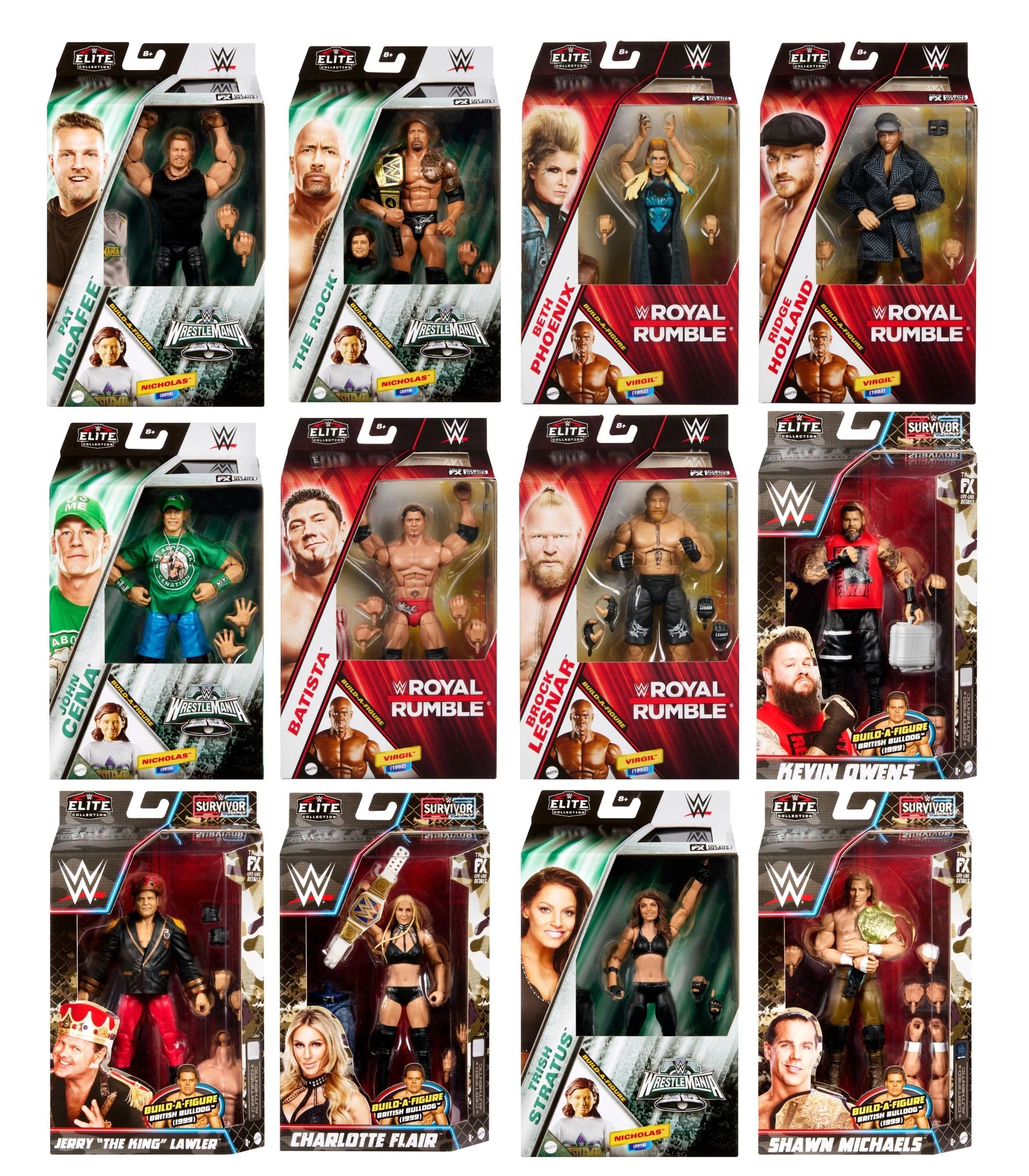 1 WWE Premium Live Event Elite Collection Action Figure - Assorted* - Multi, 1 of 5