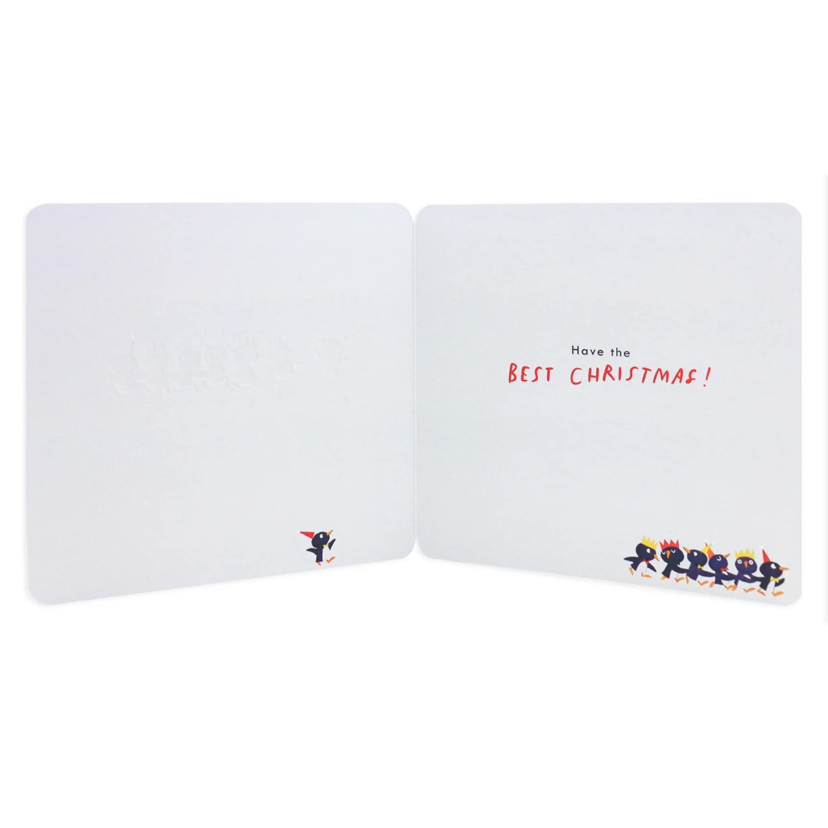2 Hallmark Christmas Card - Pengiuns, 2 of 3