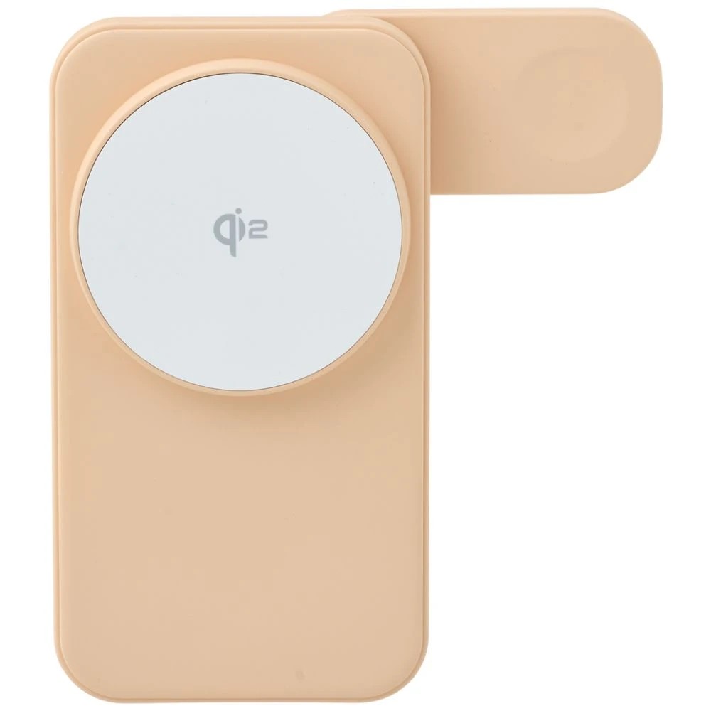 3 Otto On The Go Foldable 3 in 1 Wireless Charging Stand Tan, 3 of 7