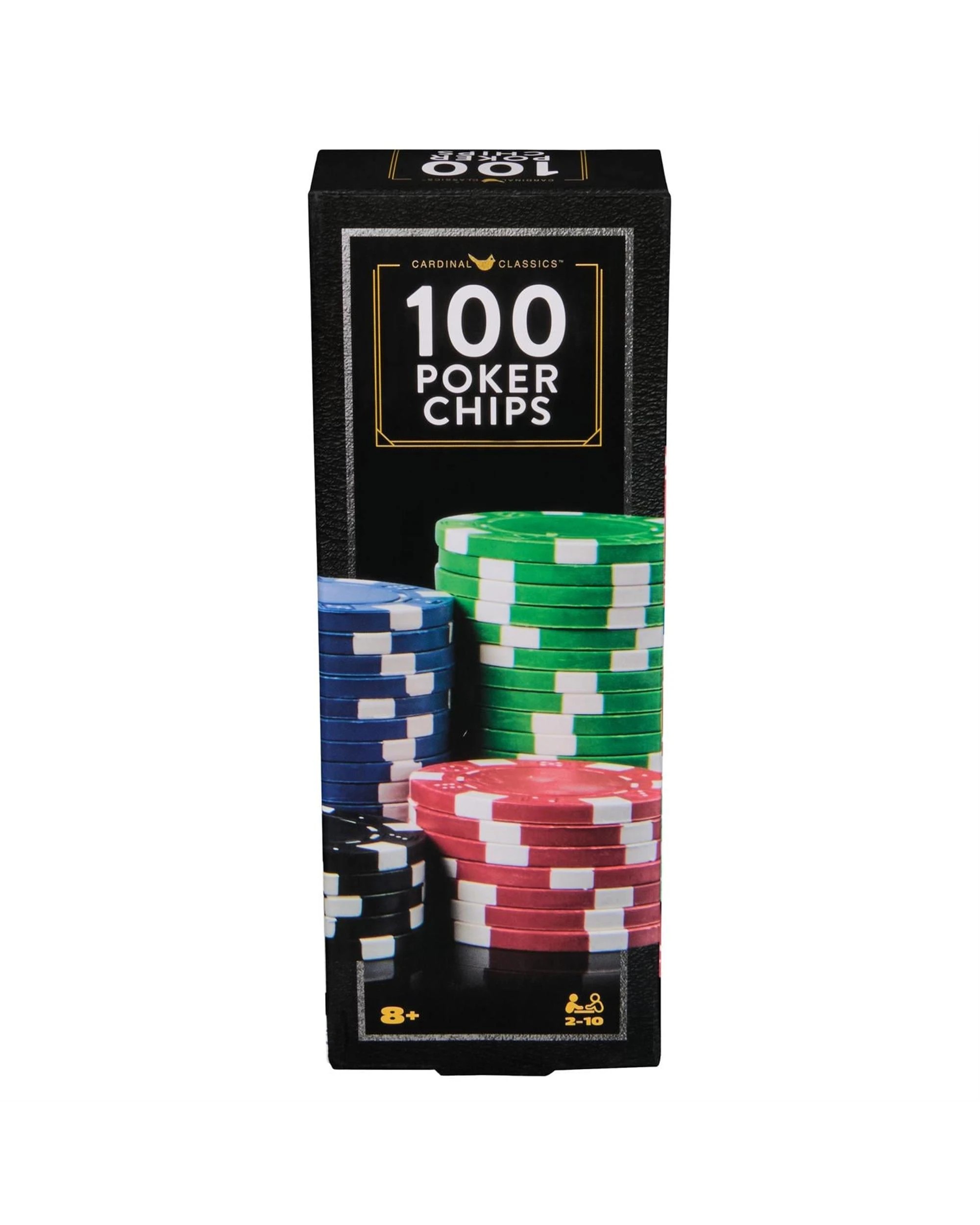 1 Cardinal Classics 100 Piece 11.5GM Poker Chips, 1 of 6