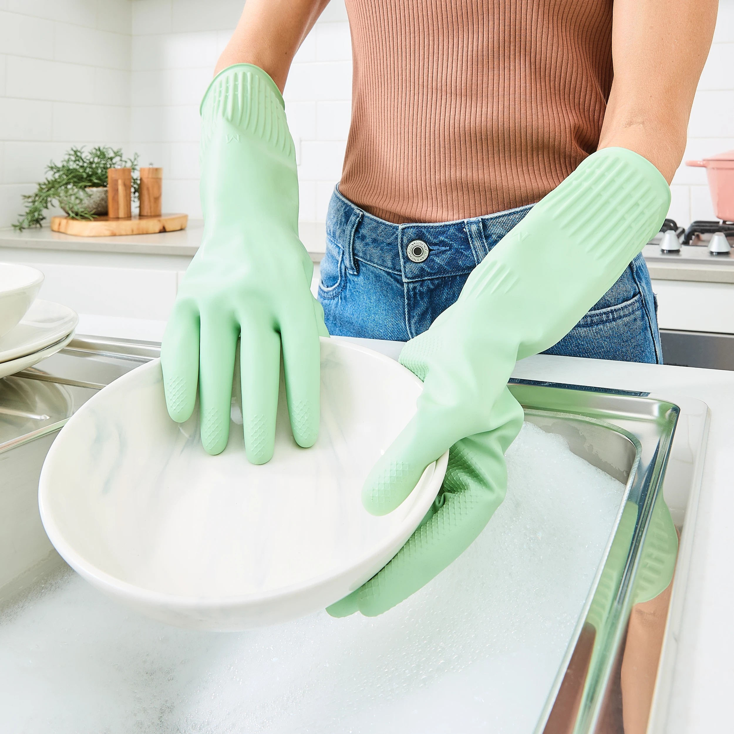 1 Pair of Cleaning Gloves, 1 of 6