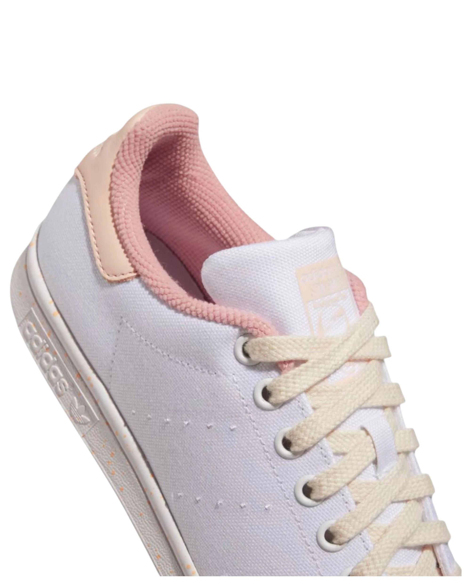 7 Adidas Womens Stan Smith Originals Sneakers White/Pink Tint Shoes WHITE/PINK TINT, 7 of 8