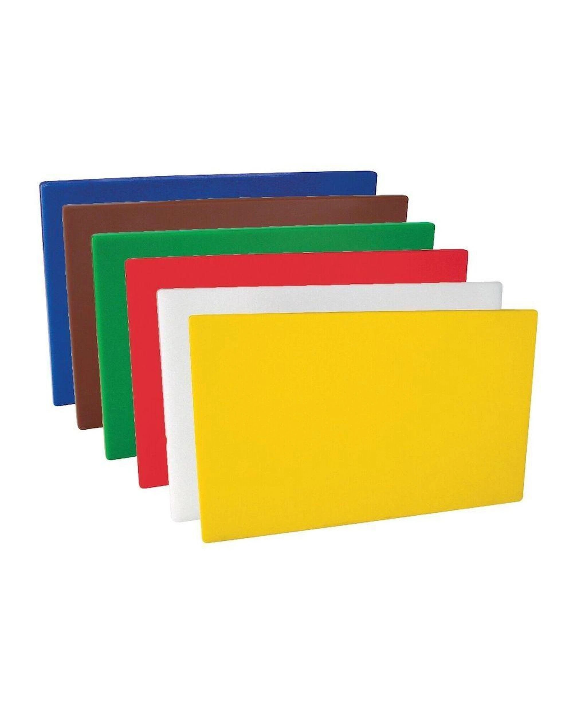 7 Trenton Set of 6 Colour Coded HACCP 300 x 450 x 13mm Polyethylene Cutting Chopping Reversible Boards, 7 of 7