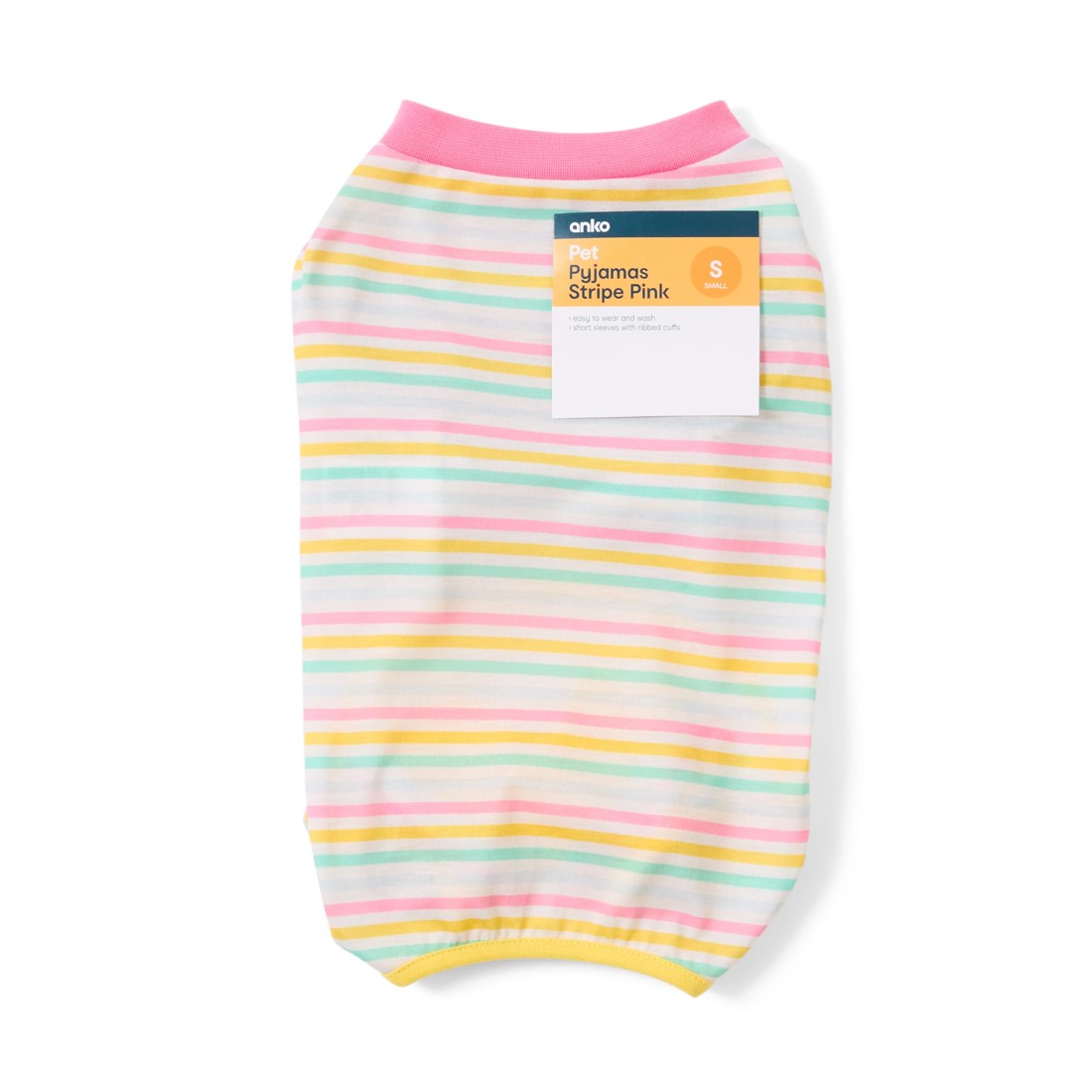 9 Pet Pyjamas Stripe - Small, Pink, 9 of 9