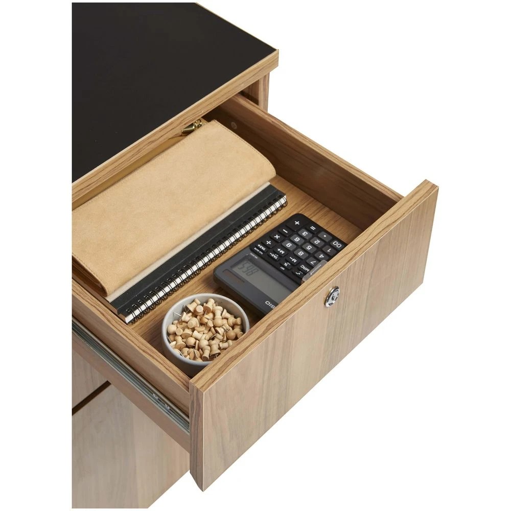 8 Washington 1500 x 1500mm Corner Workstation Black Walnut Desks, Tables and Workstations, 8 of 10