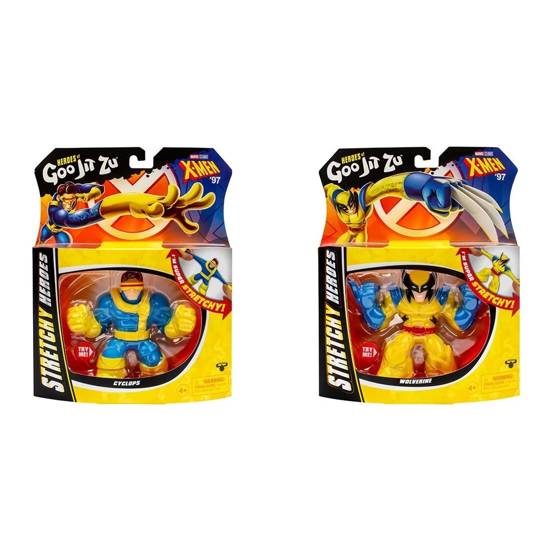 1 Heroes Of Goo Jit Zu Marvel Studios X-Men '97 Stretchy Heroes Figure - Assorted, 1 of 6