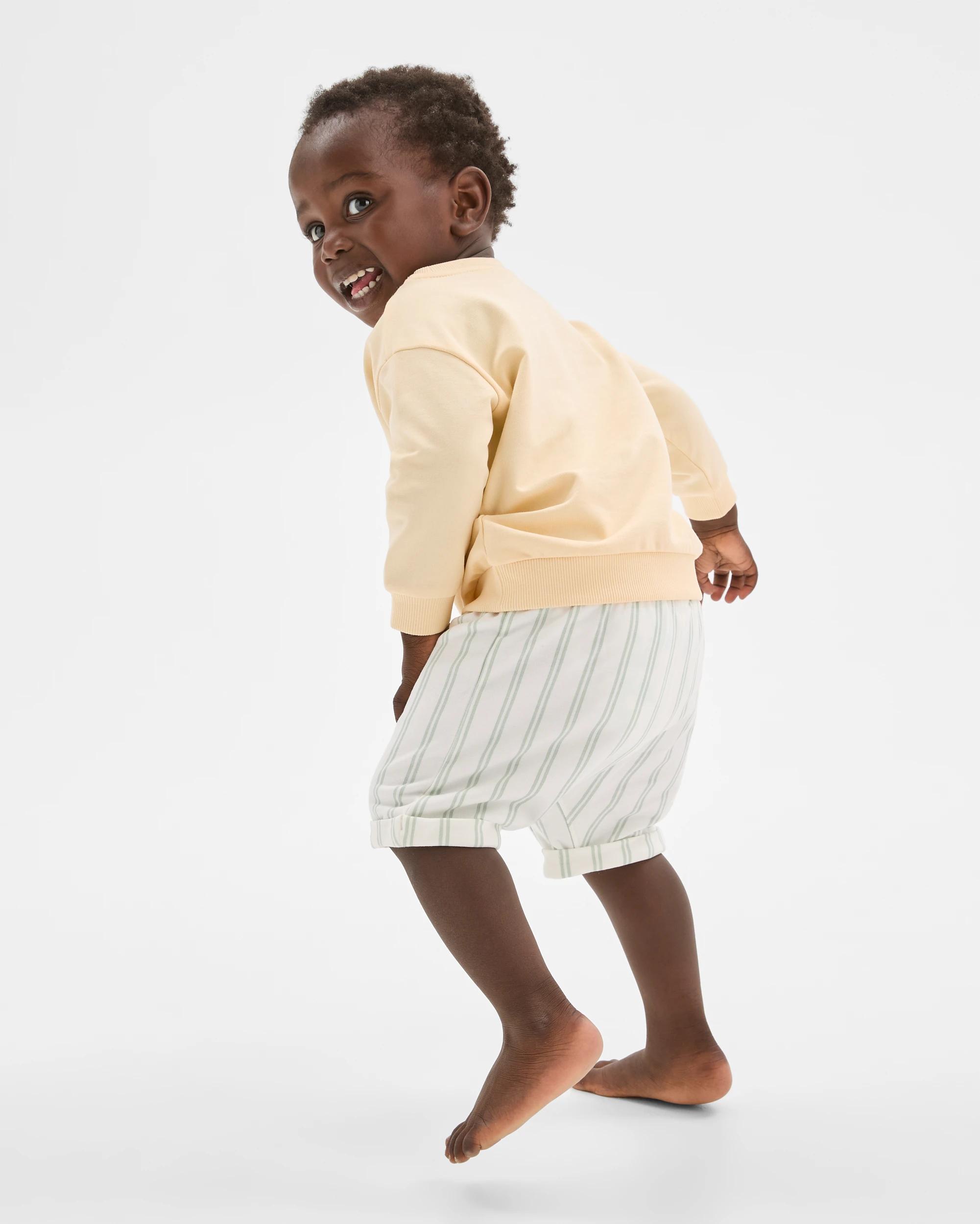 3 Target Baby Organic Cotton Jumper and Shorts Set LEMON, 3 of 6
