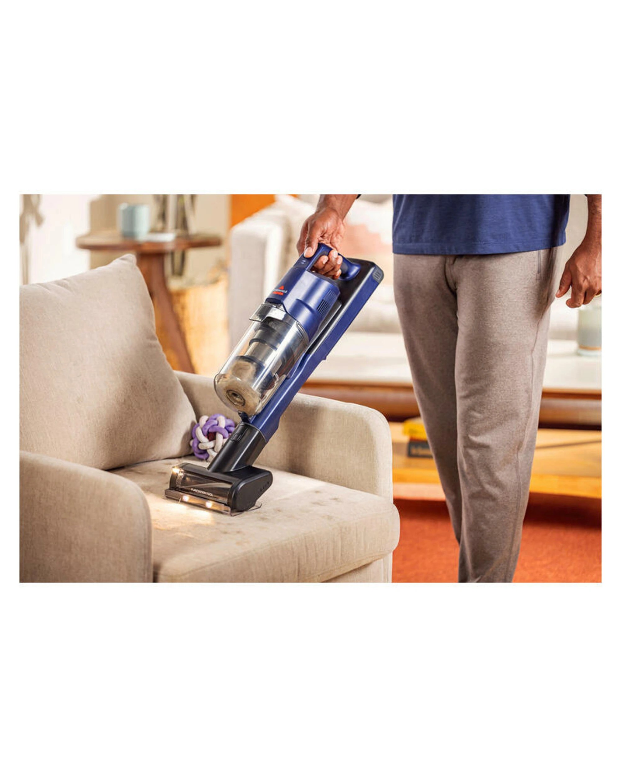 4 Bissell PowerClean Dual Brush Self Standing Cordless Stick Vacuum 4255, 4 of 5