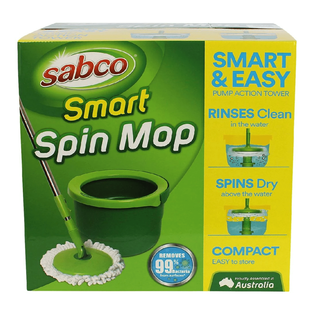 1 Sabco Smart Spin Mop and Bucket Set, 1 of 4