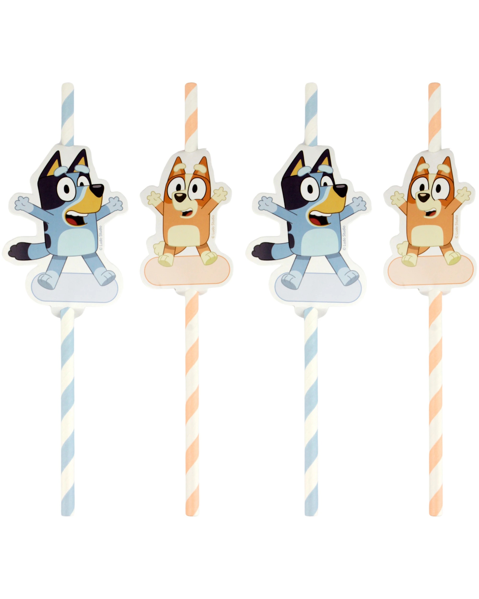 1 CCDS Bluey Paper Straws Pack of 8Multi - Multi, 1 of 3
