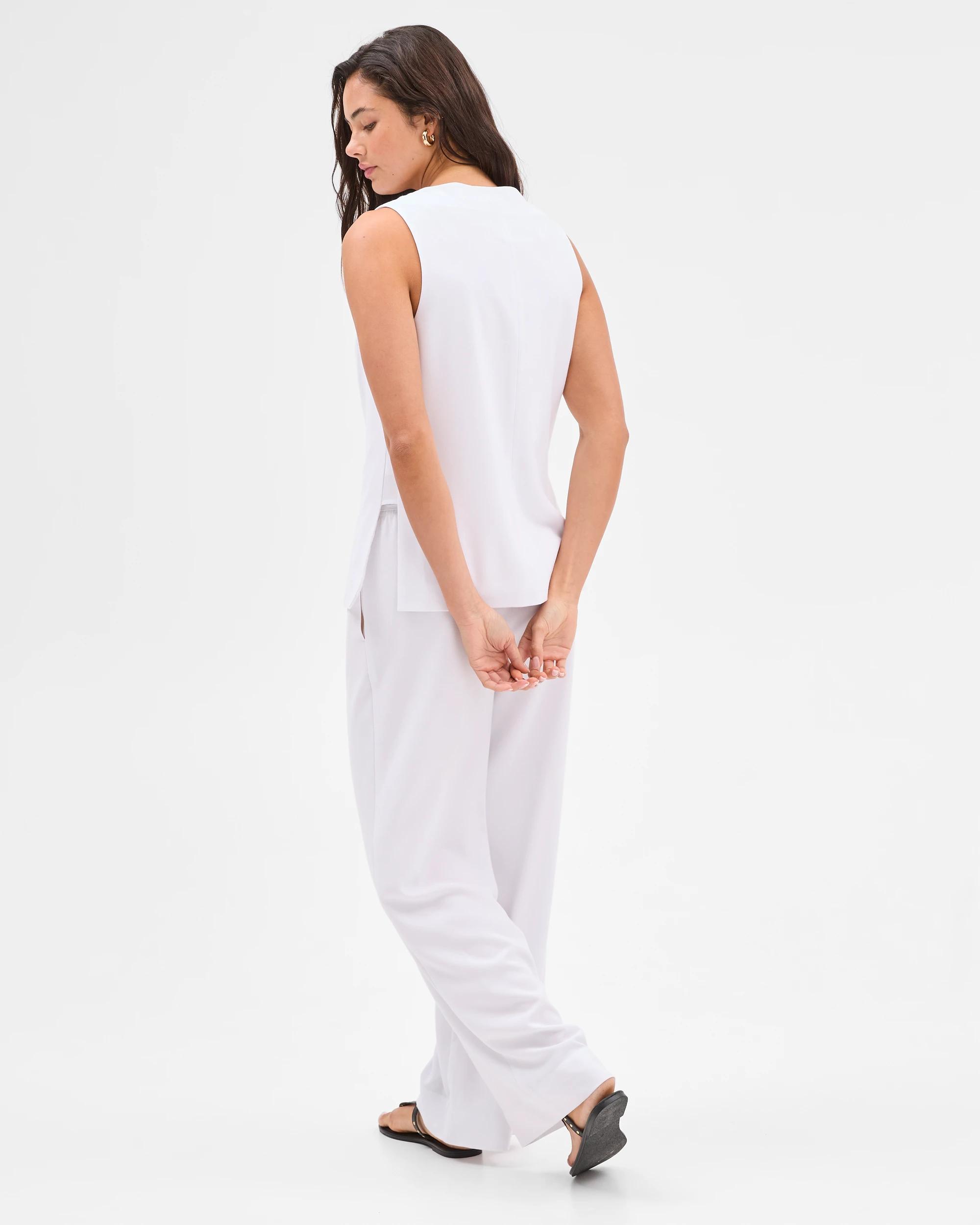 4 Tie Side Waistcoat - Lily Loves LILY WHITE, 4 of 6