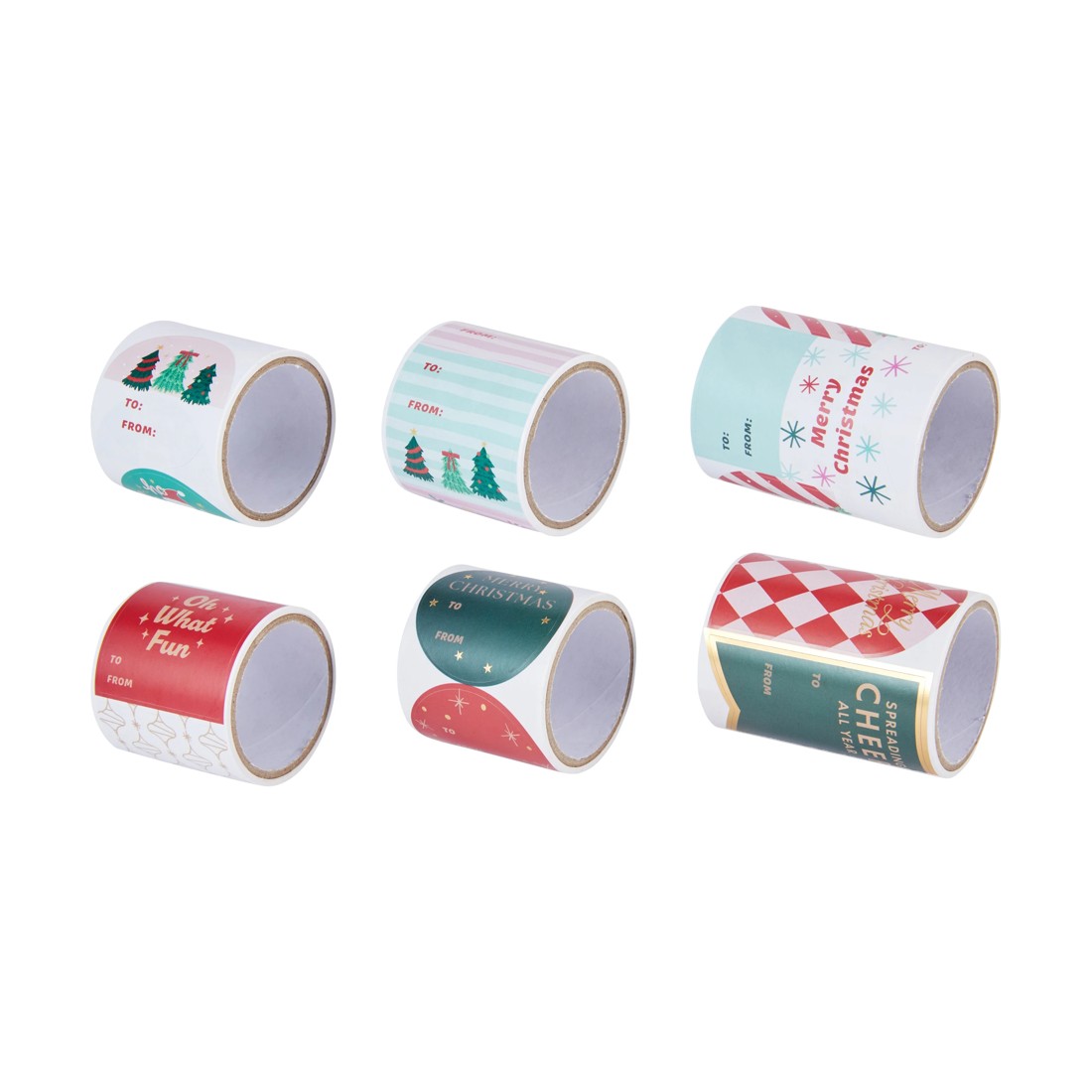 2 120 Pack Christmas Sticker Tags - Assorted, 2 of 4