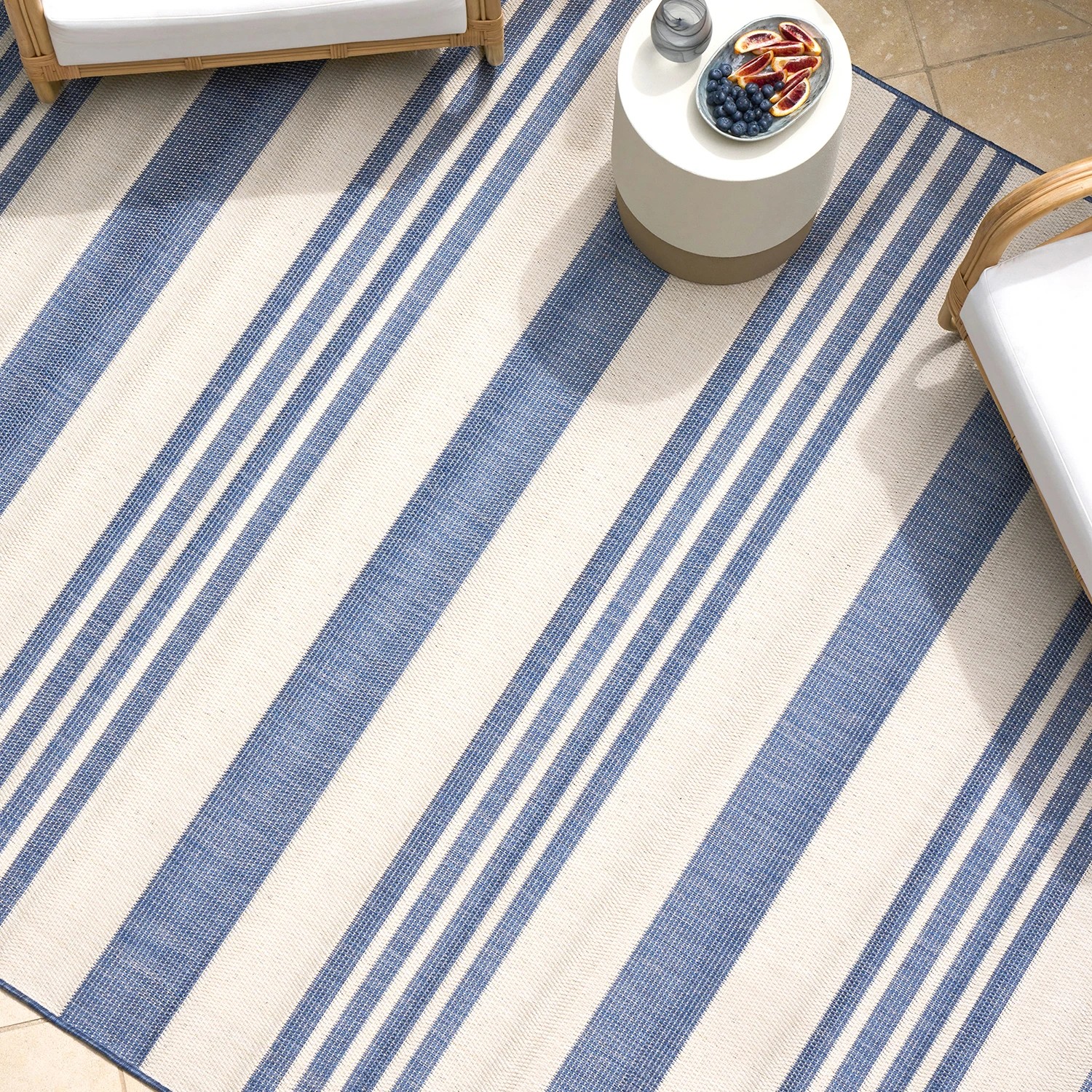 3 Common Ground Rugs Portman Alvi Outdoor 330x240cm - Extra Large Pet Friendly Floor Rug - Blue, 3 of 7