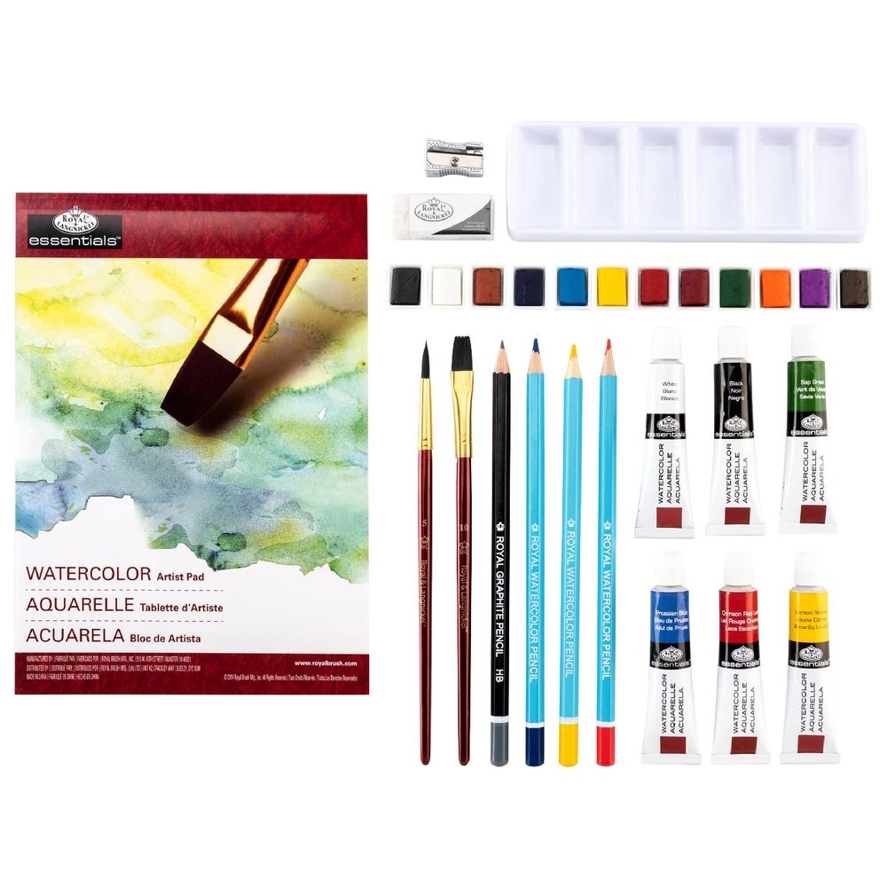 3 Royal & Langnickel Artist Tin Large Watercolour Set 29 Pieces, 3 of 5