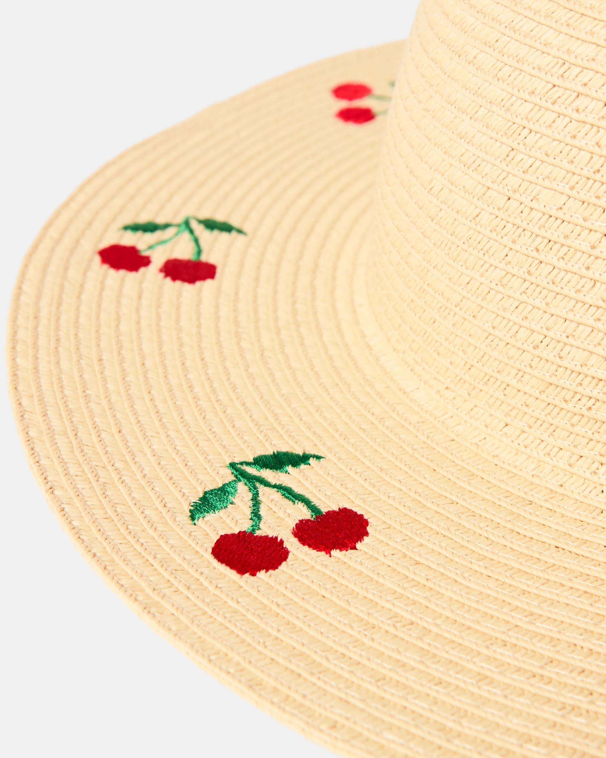 2 Wide Brim Straw Hat Wb Hat, 2 of 2