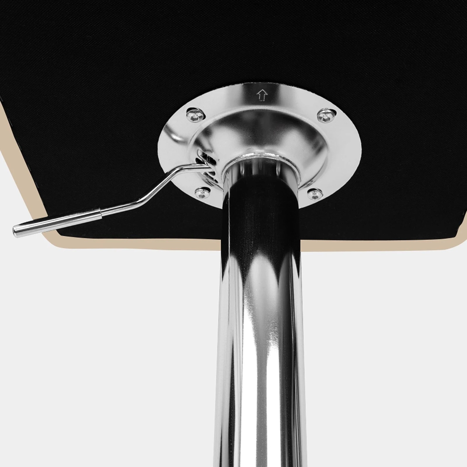 7 Alfordson 4x Bar Stools Ralph Kitchen Swivel Chair Leather Gas Lift - Beige, 7 of 8