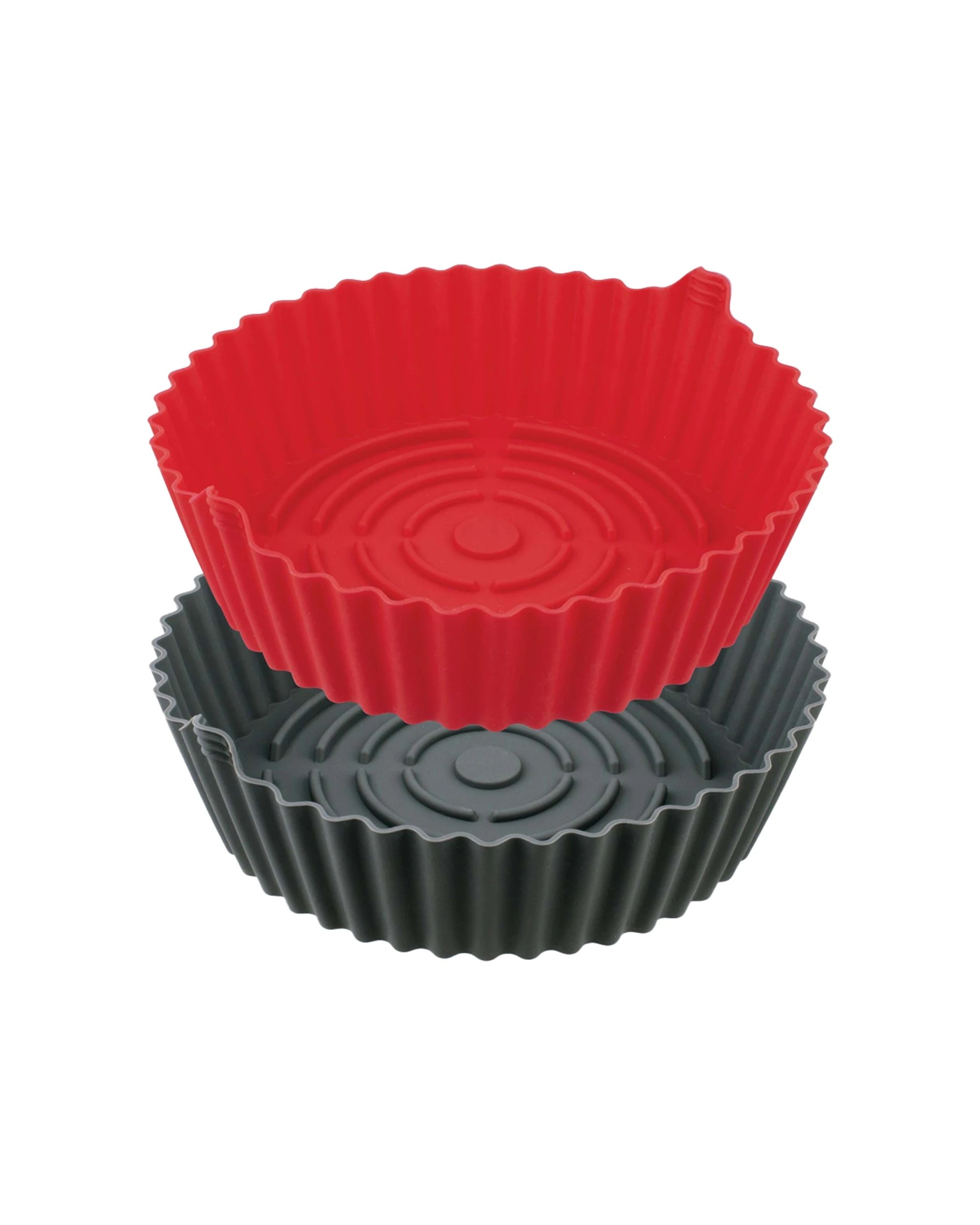 1 Avanti 2pc Airfryer Insert Set Medium Food Grade Silicone Dishwasher Safe, 1 of 2