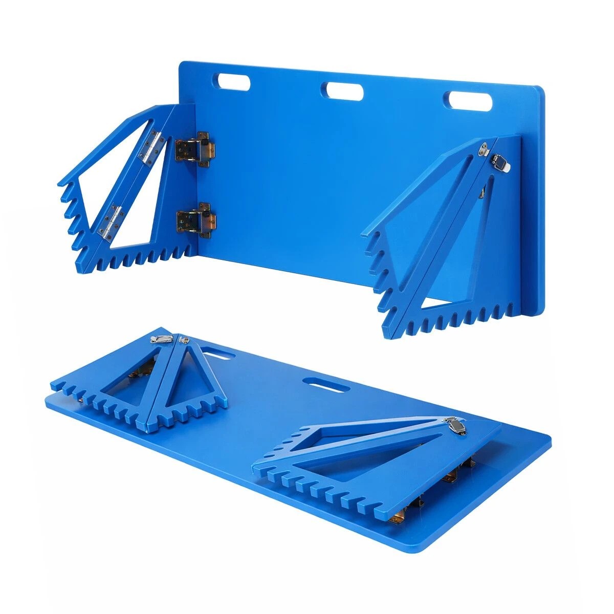 4 AUSWAY Soccer Rebounder Board, Football Rebound Wall 3 Adjustable Angles, HDPE Passing & Shooting Practice, 4 of 7
