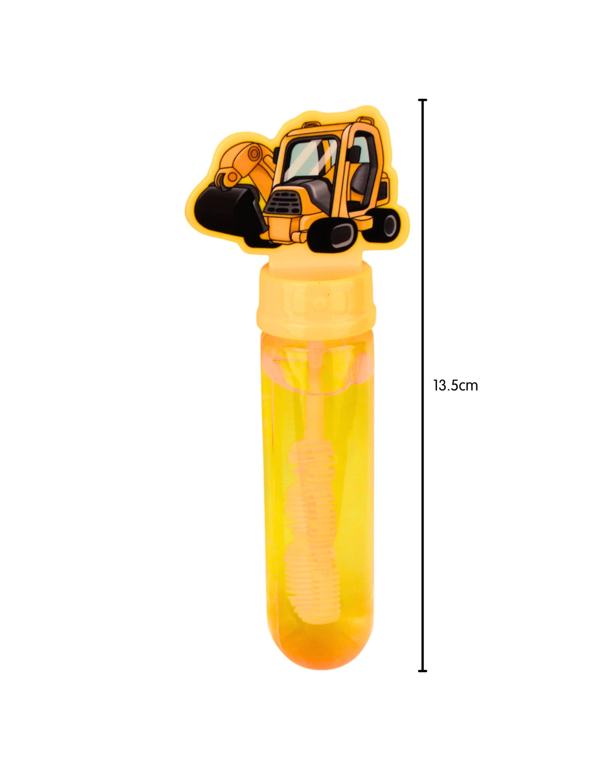 2 Partyrama Pack of 3 Construction Bubble Tubes - Yellow, 2 of 4