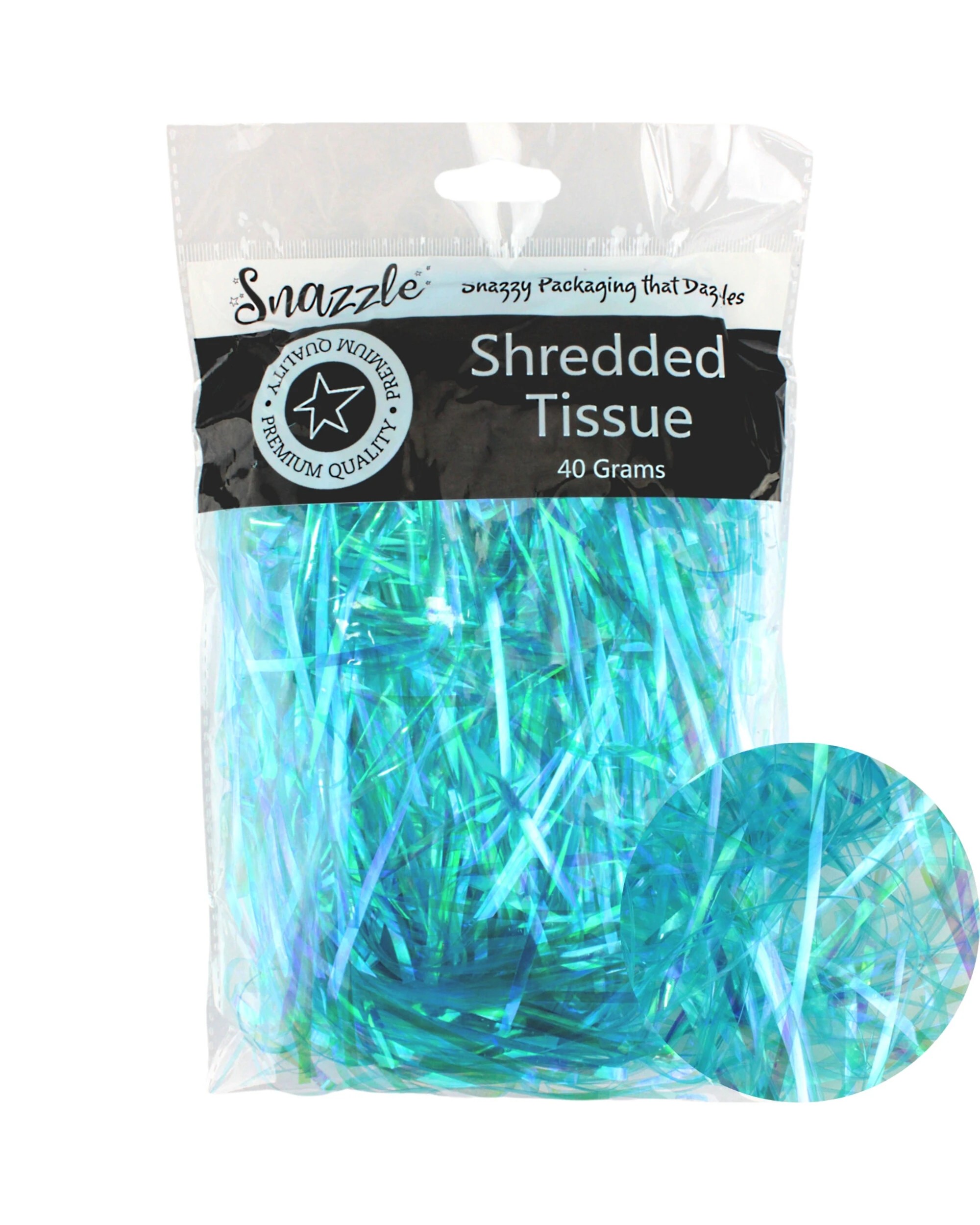 1 Snazzle Shredded Cellophane 40g Bag - Blue, 1 of 1