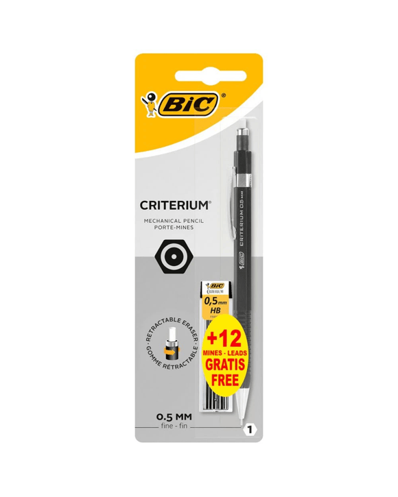BIC Criterium Mechanical Pencil With 0.5mm Leads Black