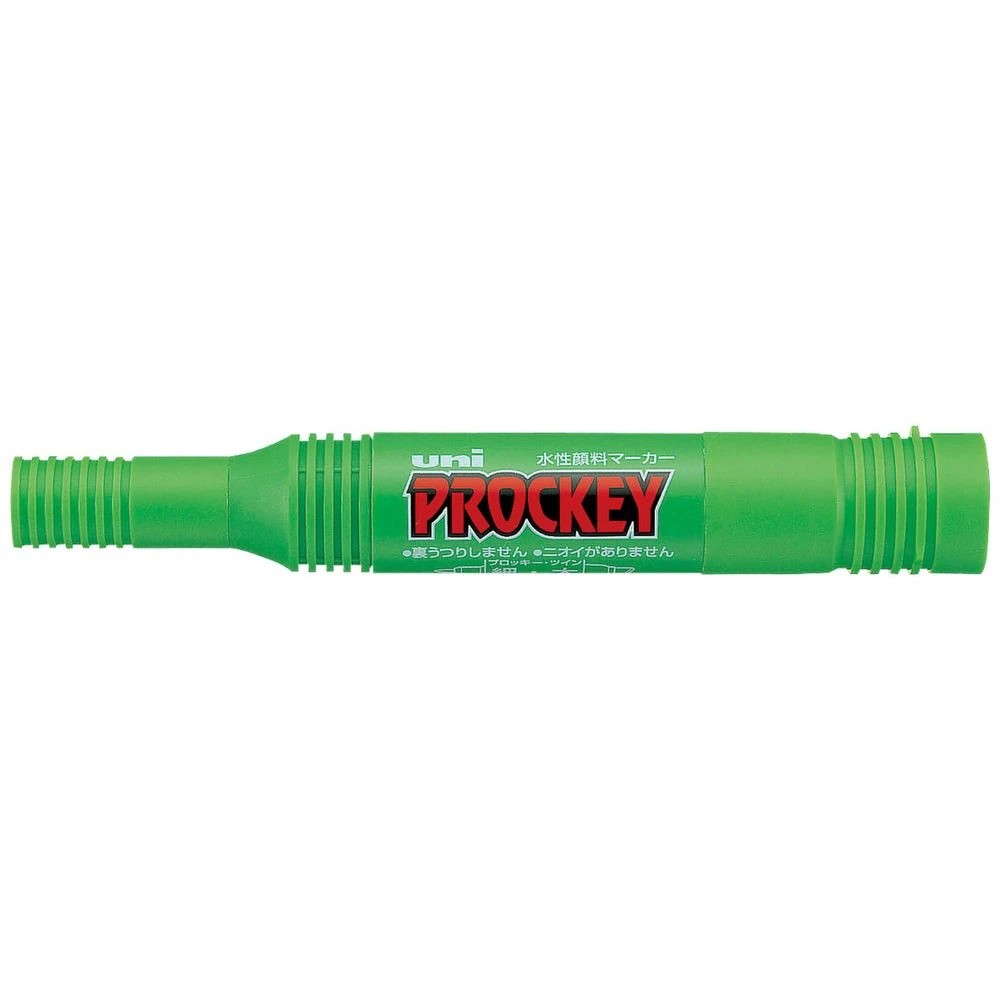 1 Uni-ball Prockey Dual Permanent Marker Bold Light Green, 1 of 2