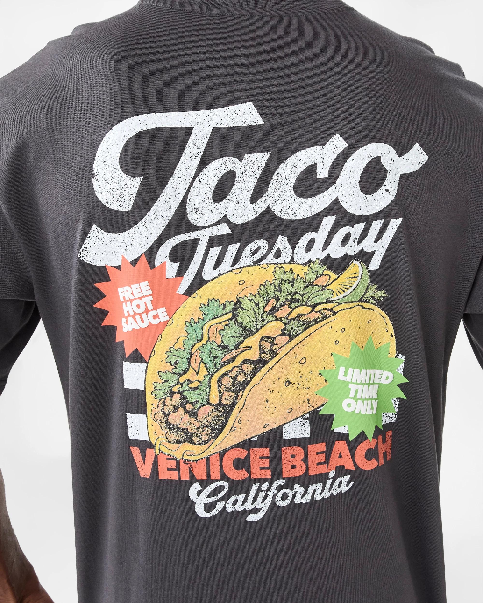 7 Oversized Print T-shirt Gry Taco, 7 of 7