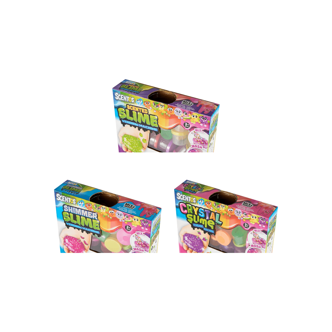3 Scentos Slime Vending Machine - Assorted, 3 of 6