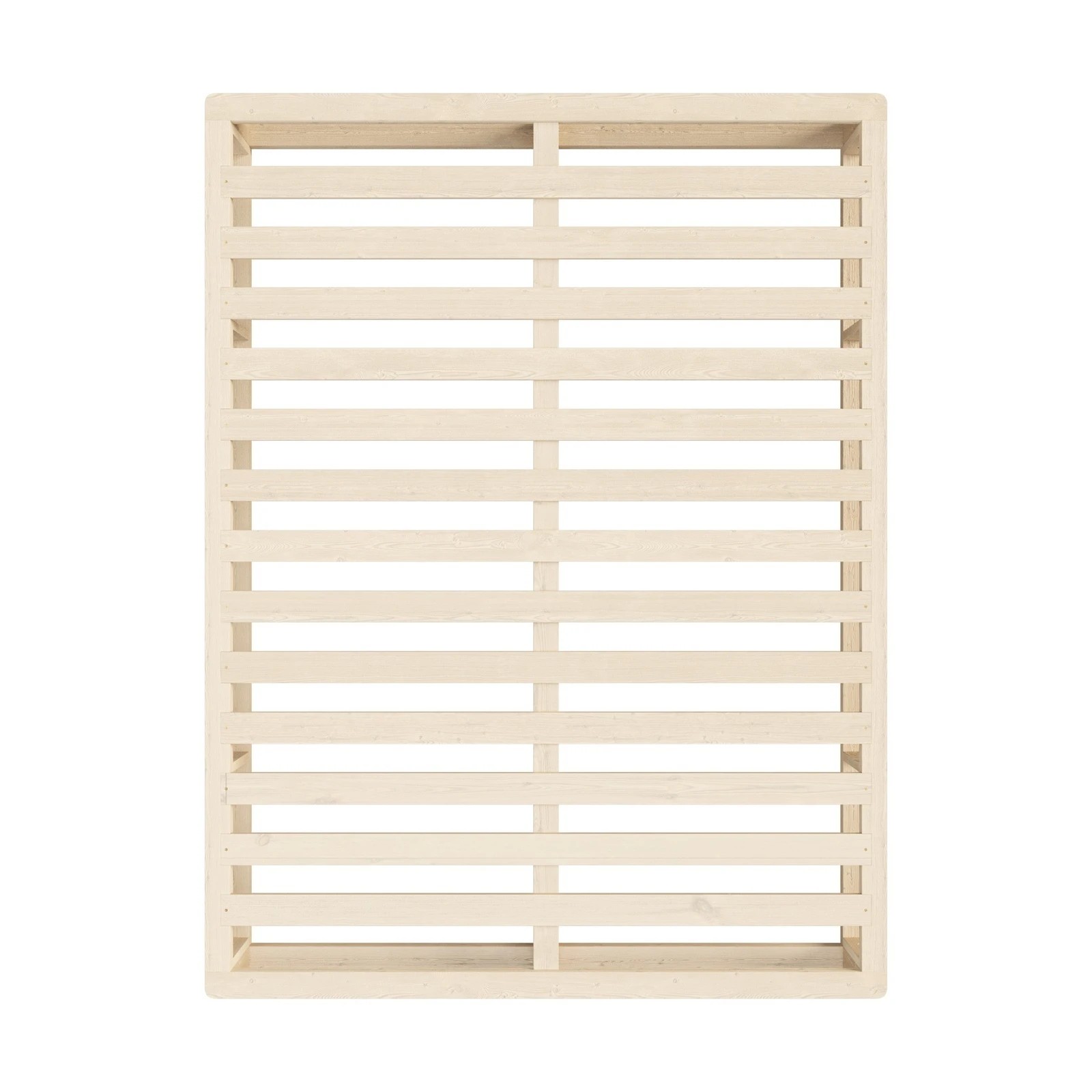 4 Oikiture Bed Frame King Single Wooden Bed Base Platform Cage-like Base
 - Natural, 4 of 10