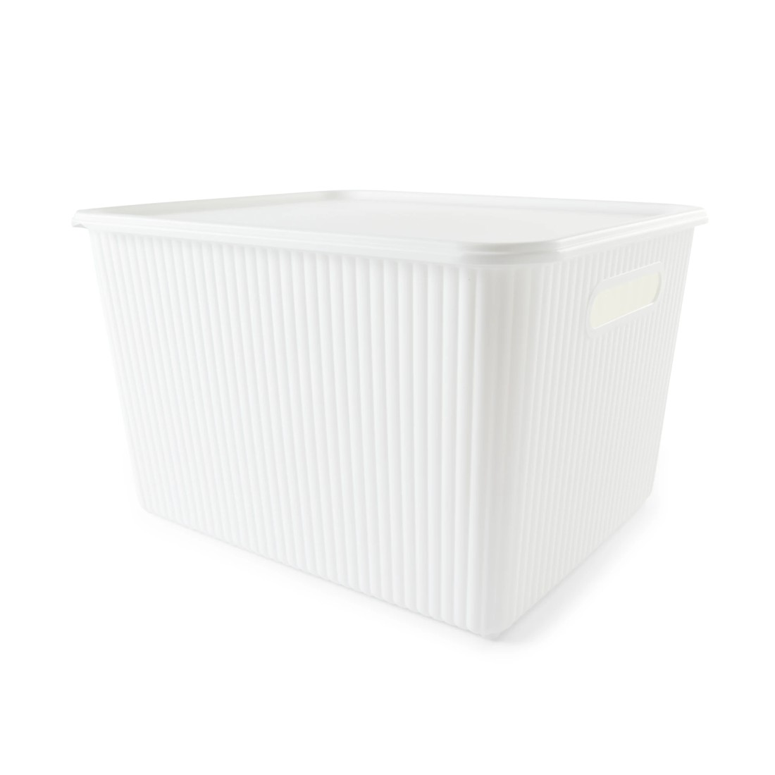 2 18L Ribbed Container - White, 2 of 10