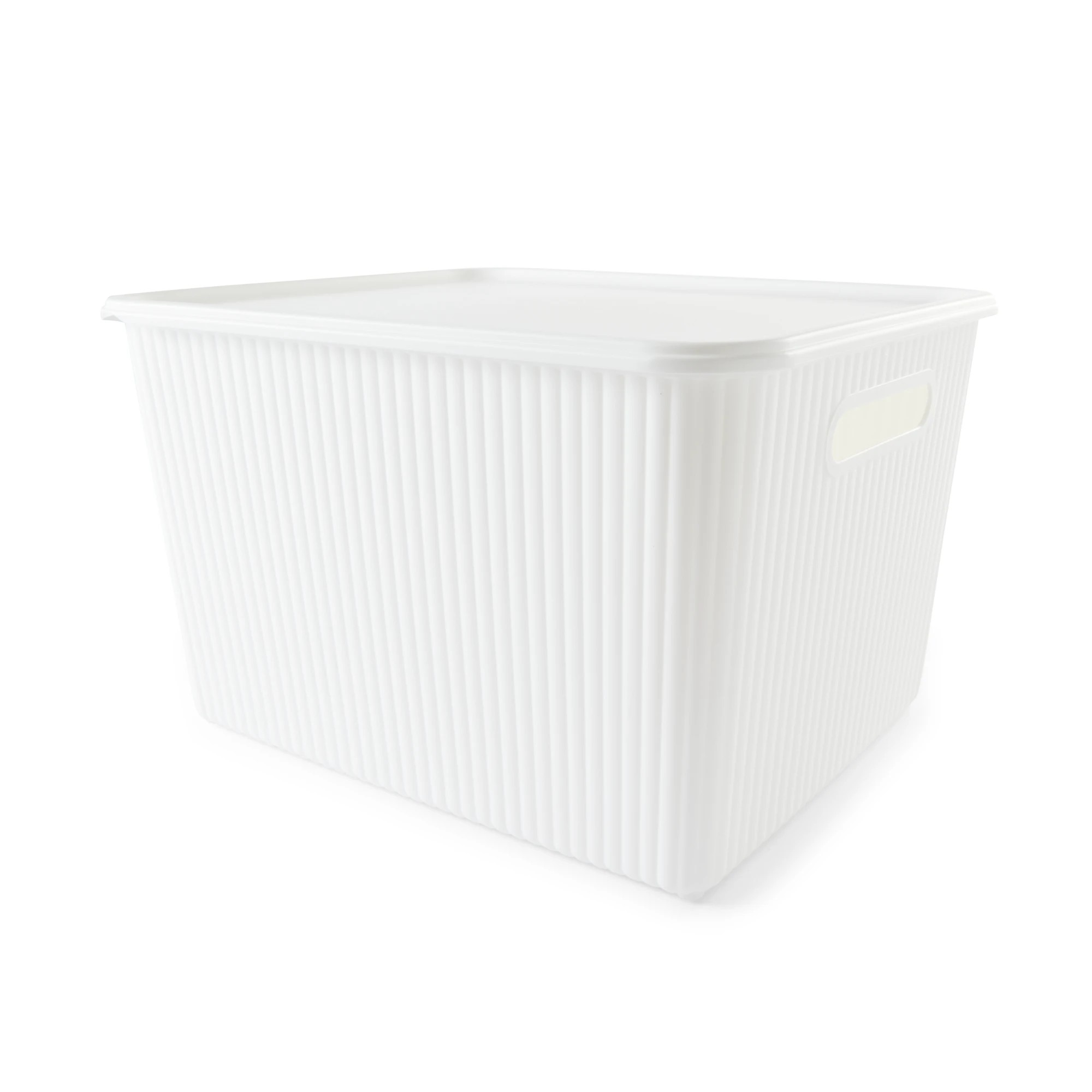 2 18L Ribbed Container - White, 2 of 10
