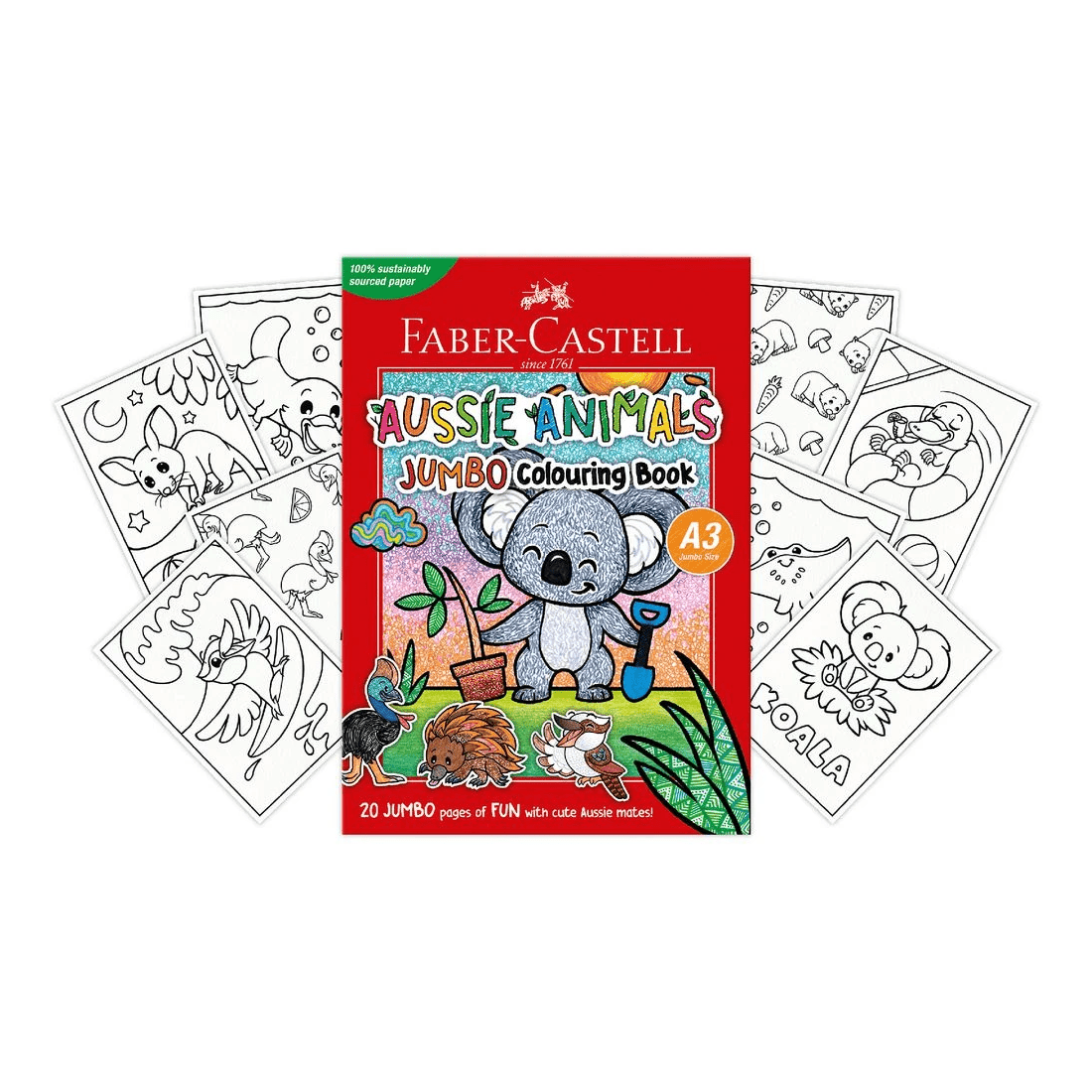 3 Faber-Castell Colouring Book A3 20 Pages, 3 of 4