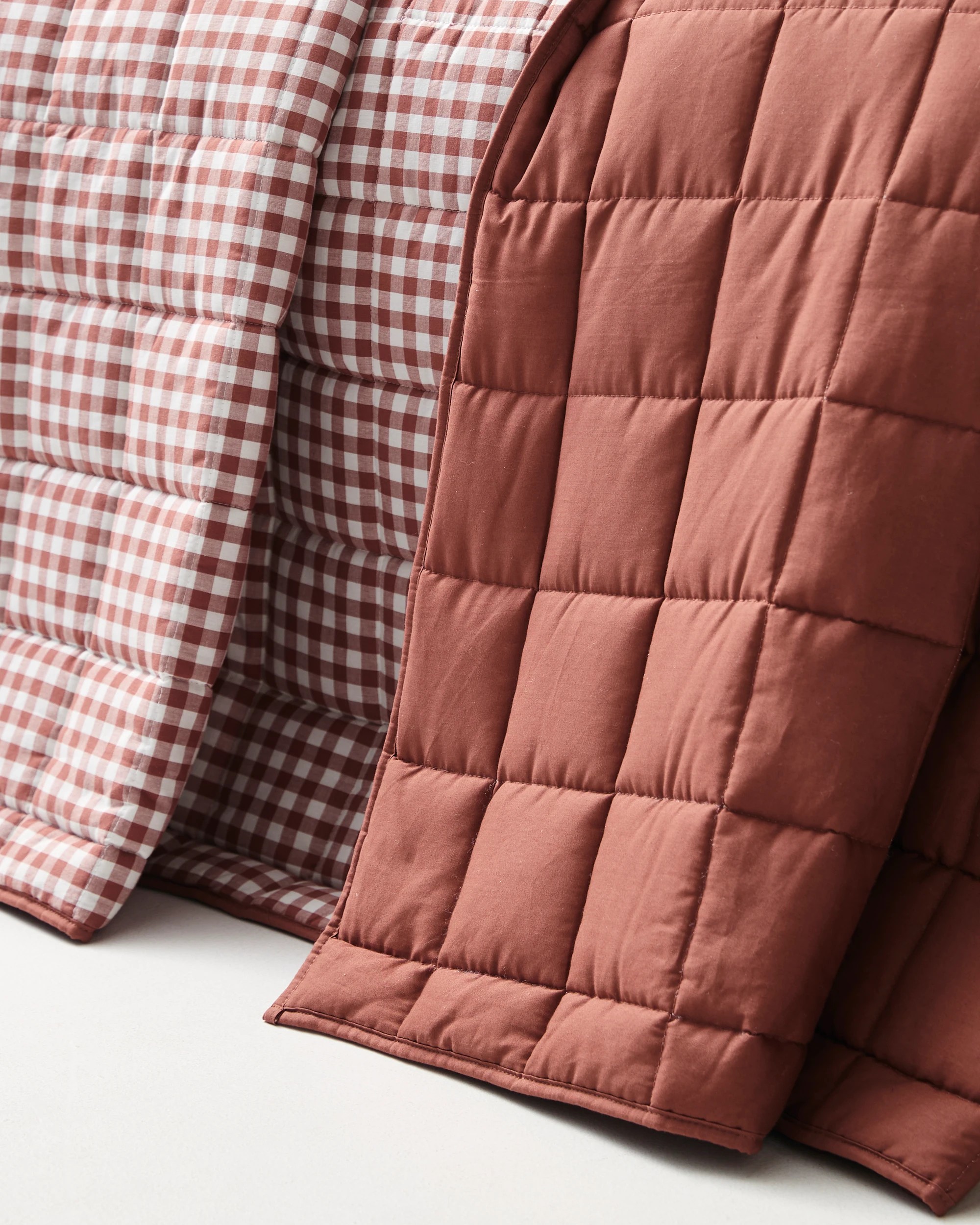 5 Target Parker Gingham Comforter Set - Single/King Single Bed - Brown, 5 of 9