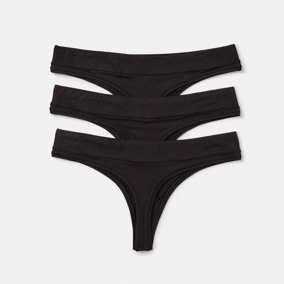 2 3 Pack Marla G-string Briefs BLACK, 2 of 6