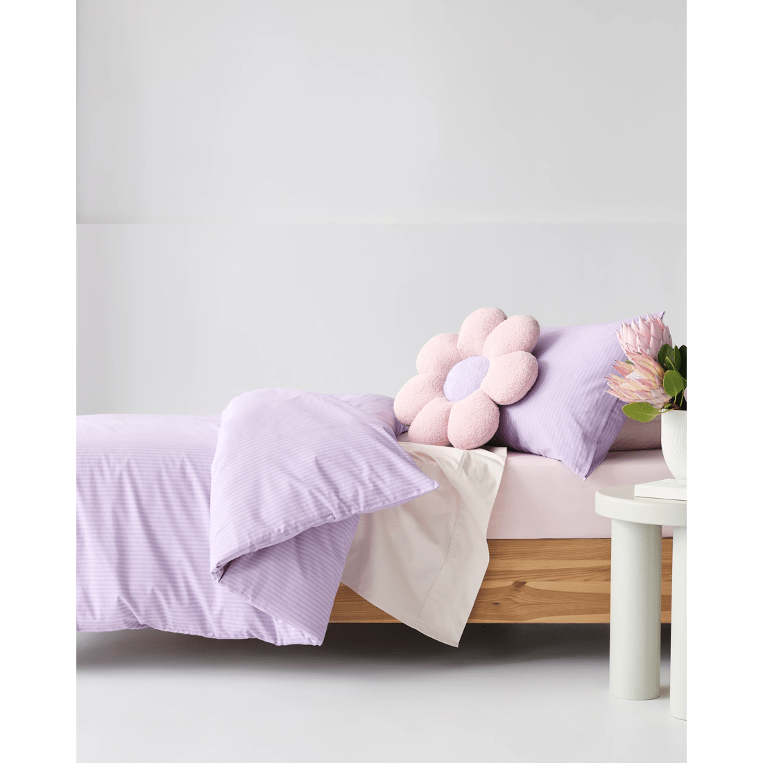 1 Target Cooper Stripe Australian Cotton Kids Quilt Cover Set - Purple, 1 of 4