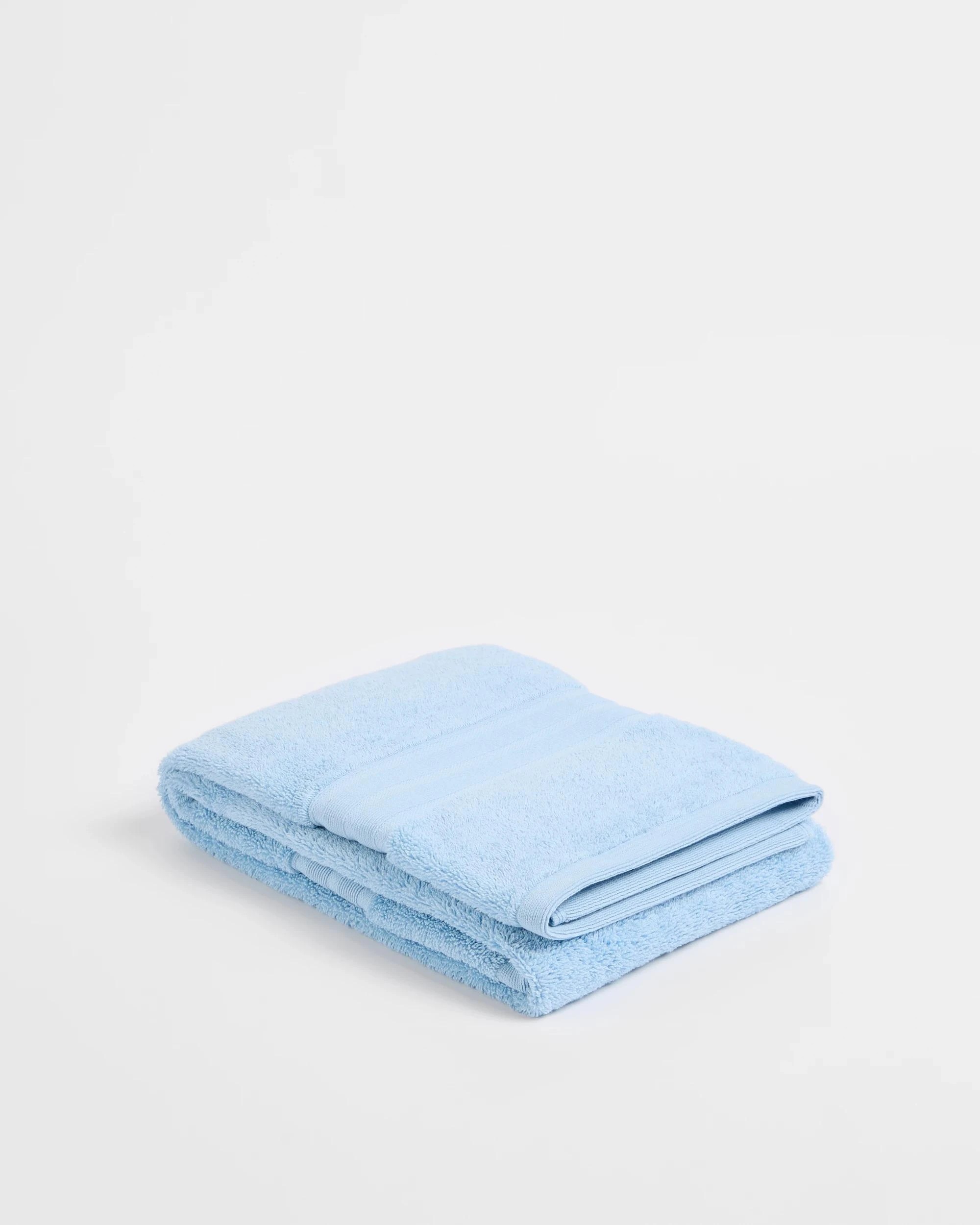 1 Grandeur Australian Cotton Bath Towel - Blue, 1 of 2